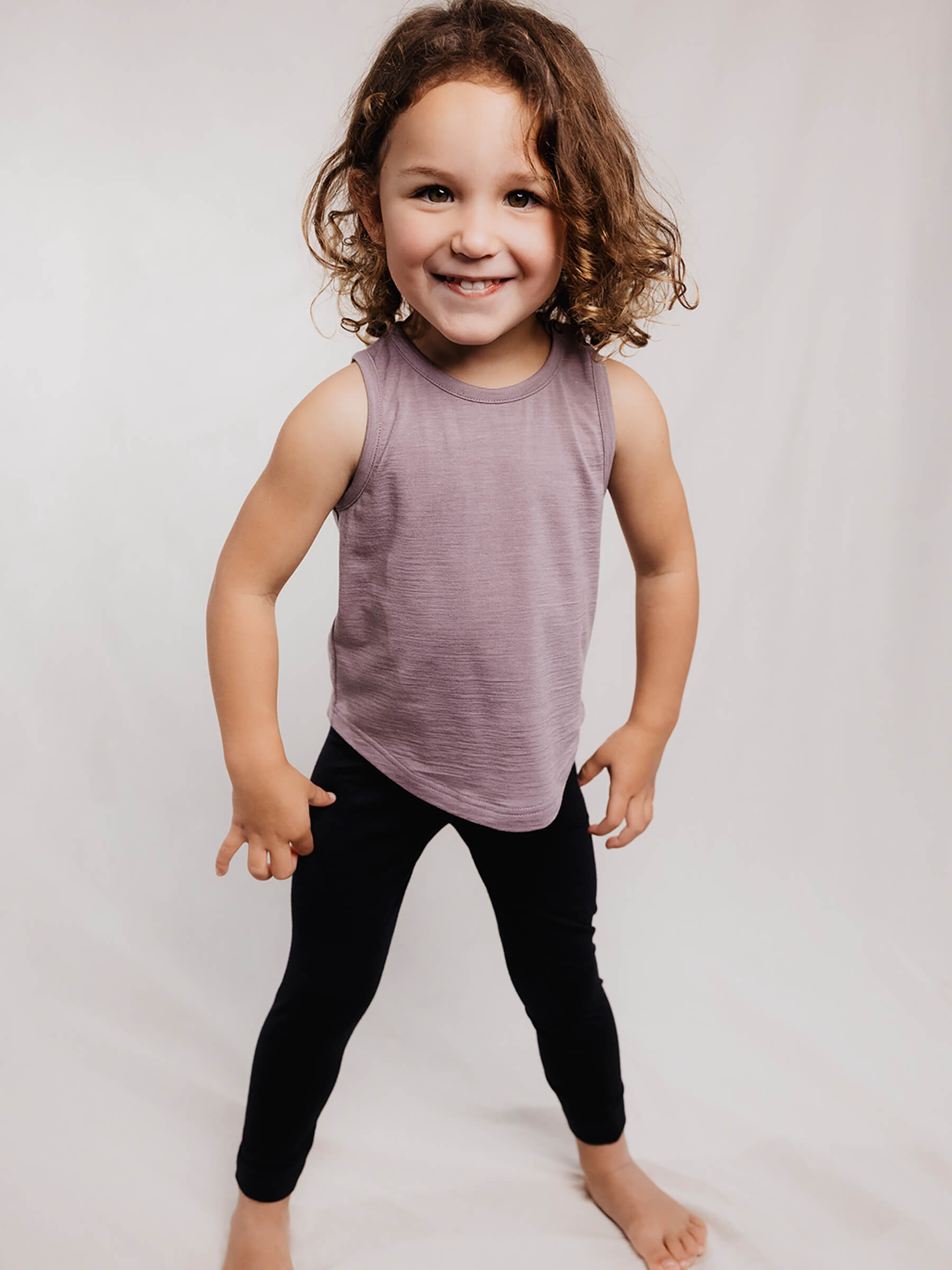 Child Climb Tank Mauve child tops Nui Organics   