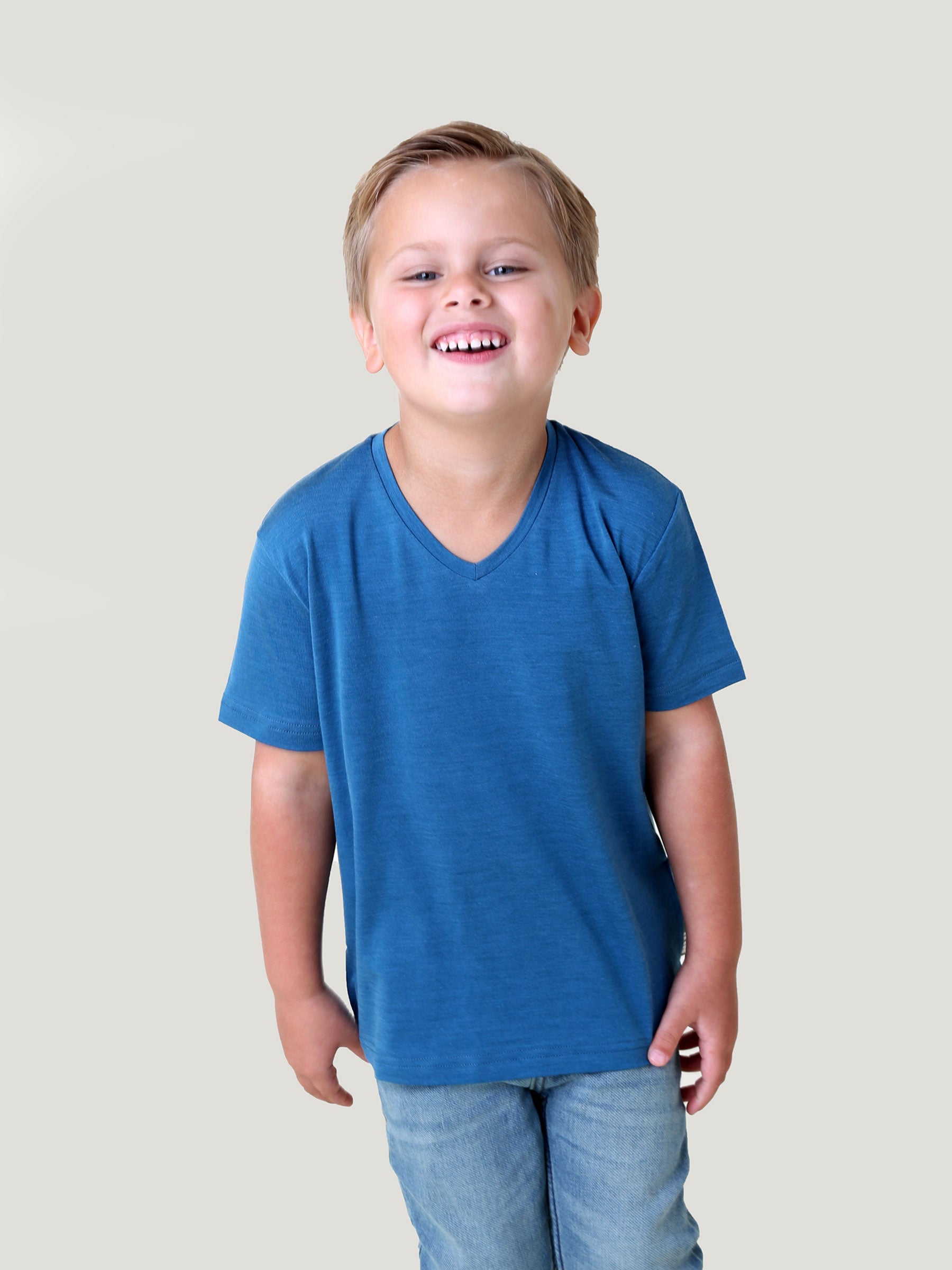 Child Plunge Tee Mallard child tops Nui Organics   