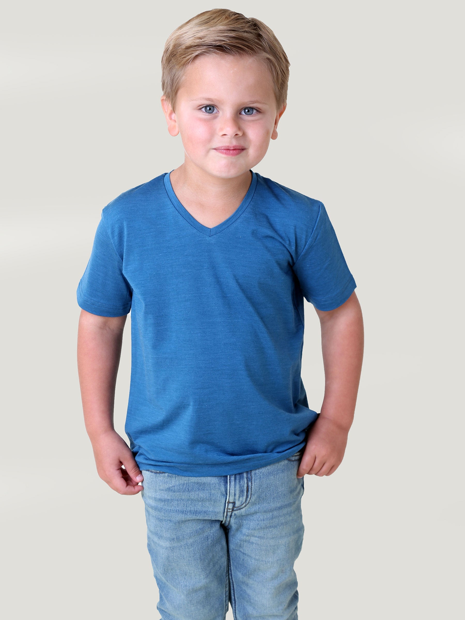 Child Plunge Tee Mallard child tops Nui Organics   