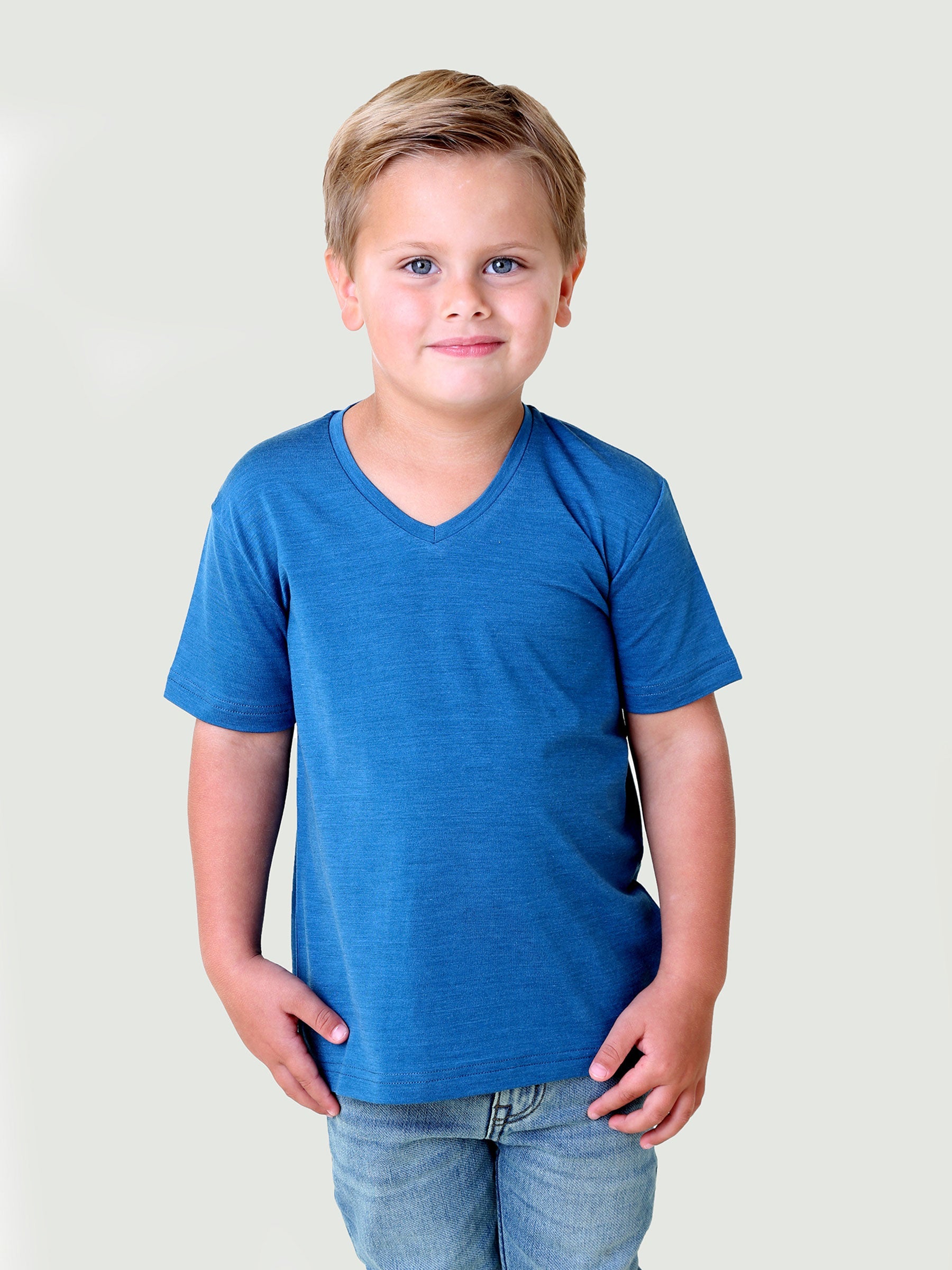 Child Plunge Tee Mallard child tops Nui Organics   