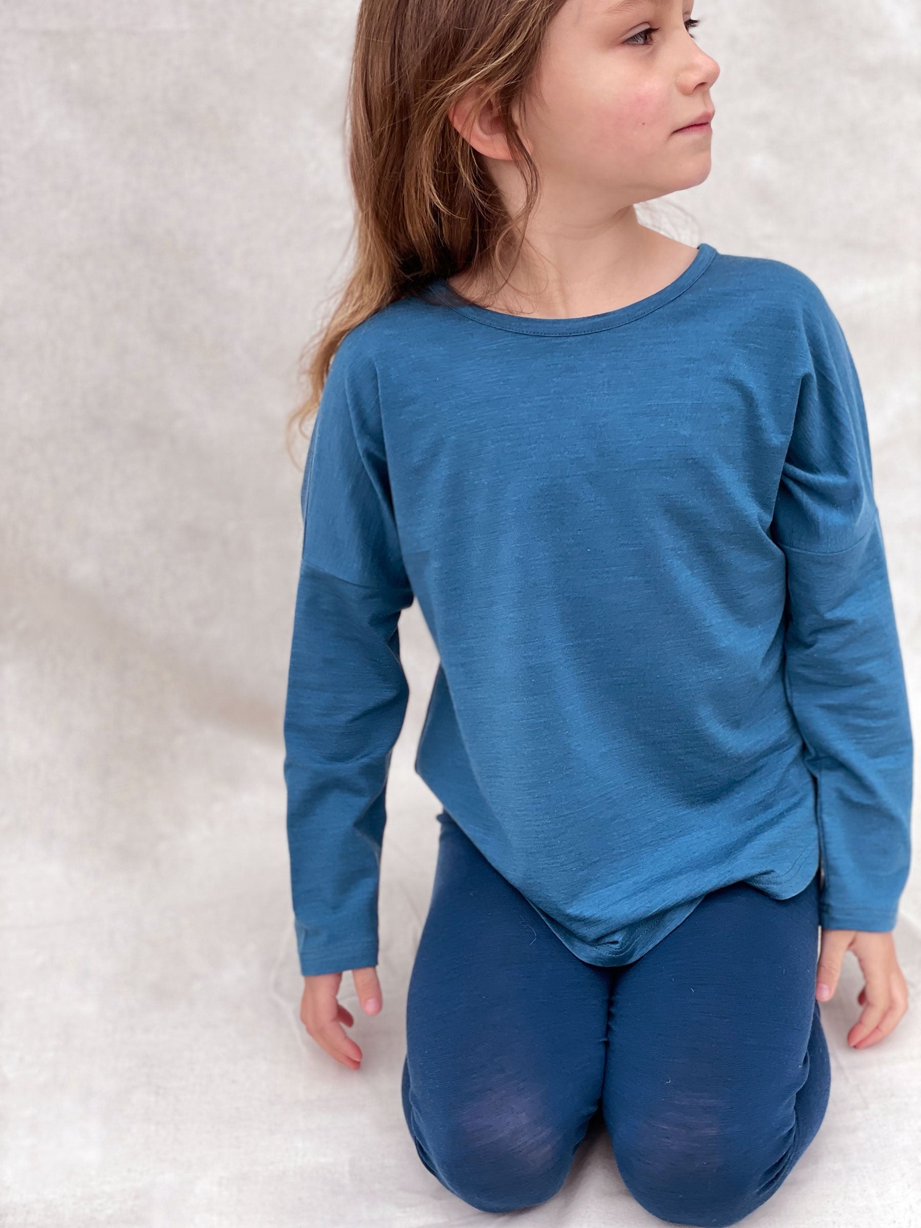 Child Steffi Tee Mallard child tops Nui Organics   