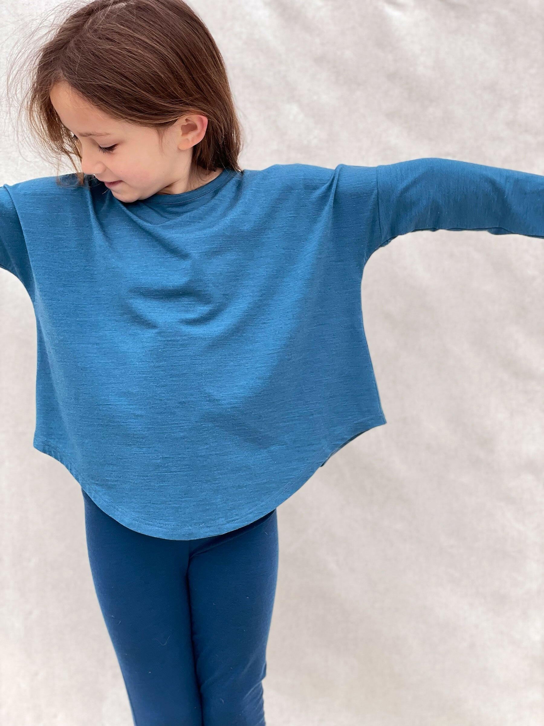 Child Steffi Tee Mallard child tops Nui Organics   
