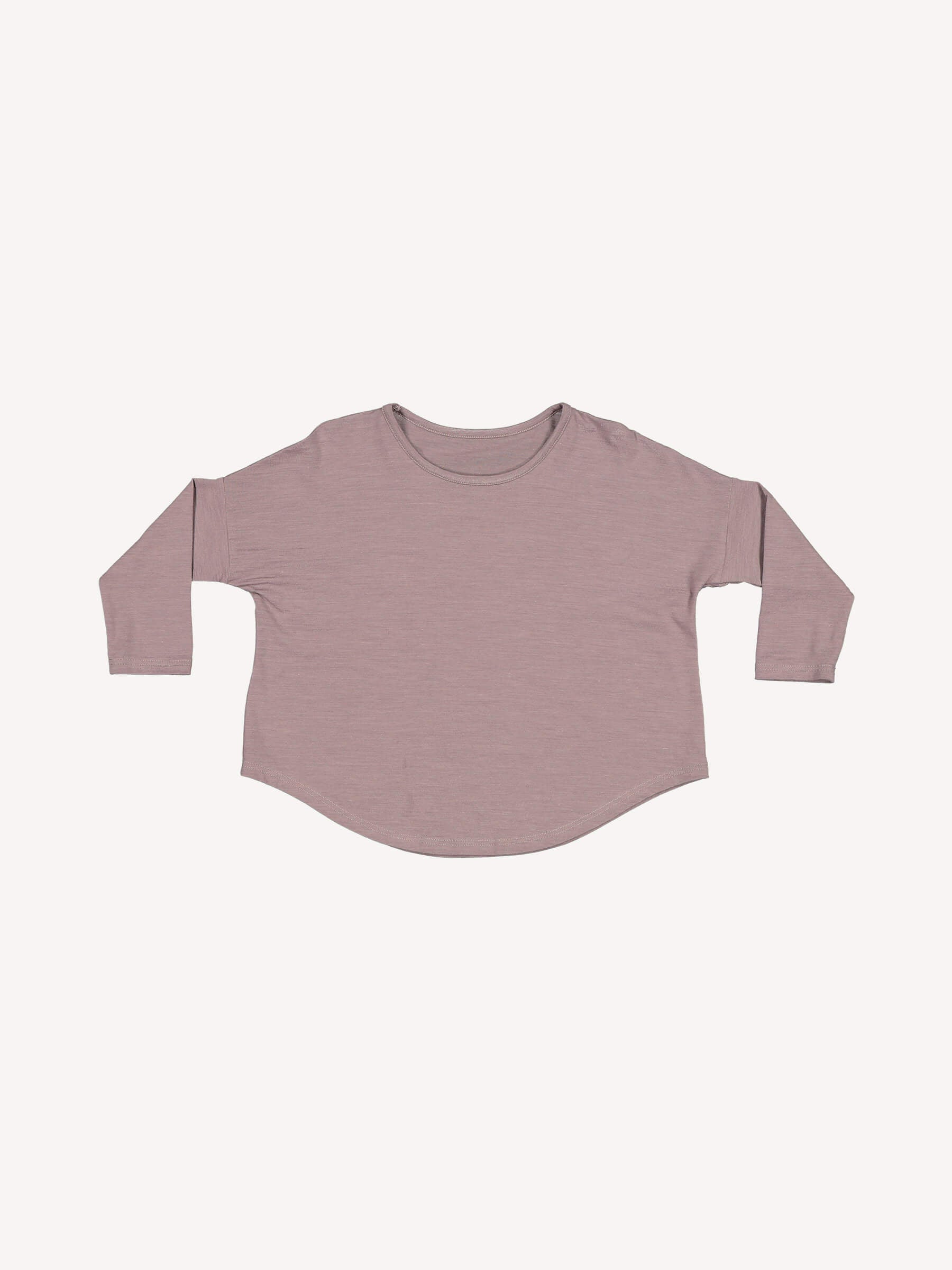 Child Steffi Tee Mauve child tops Nui Organics 2y  