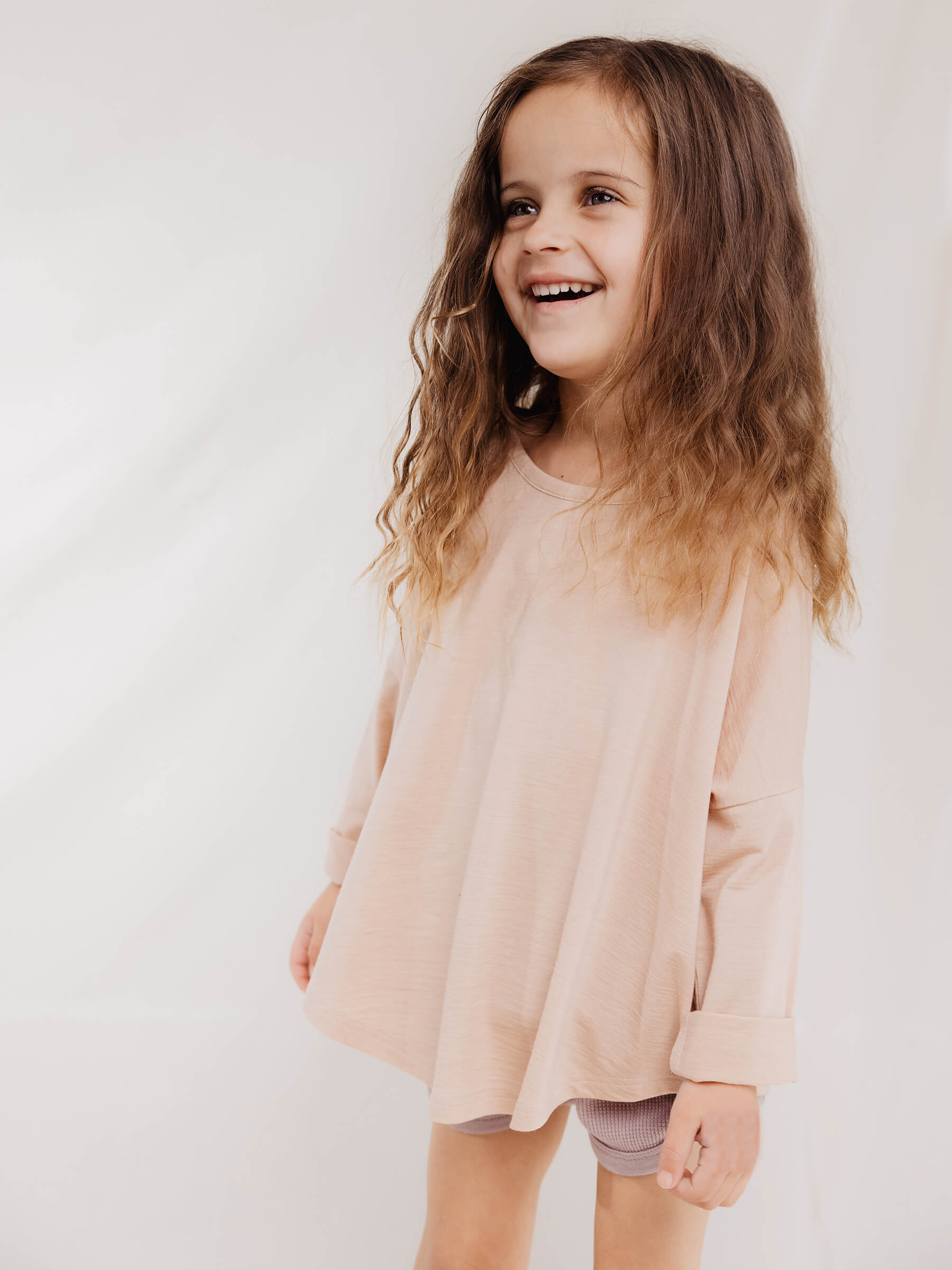 Child Steffi Tee Mushroom child tops Nui Organics   