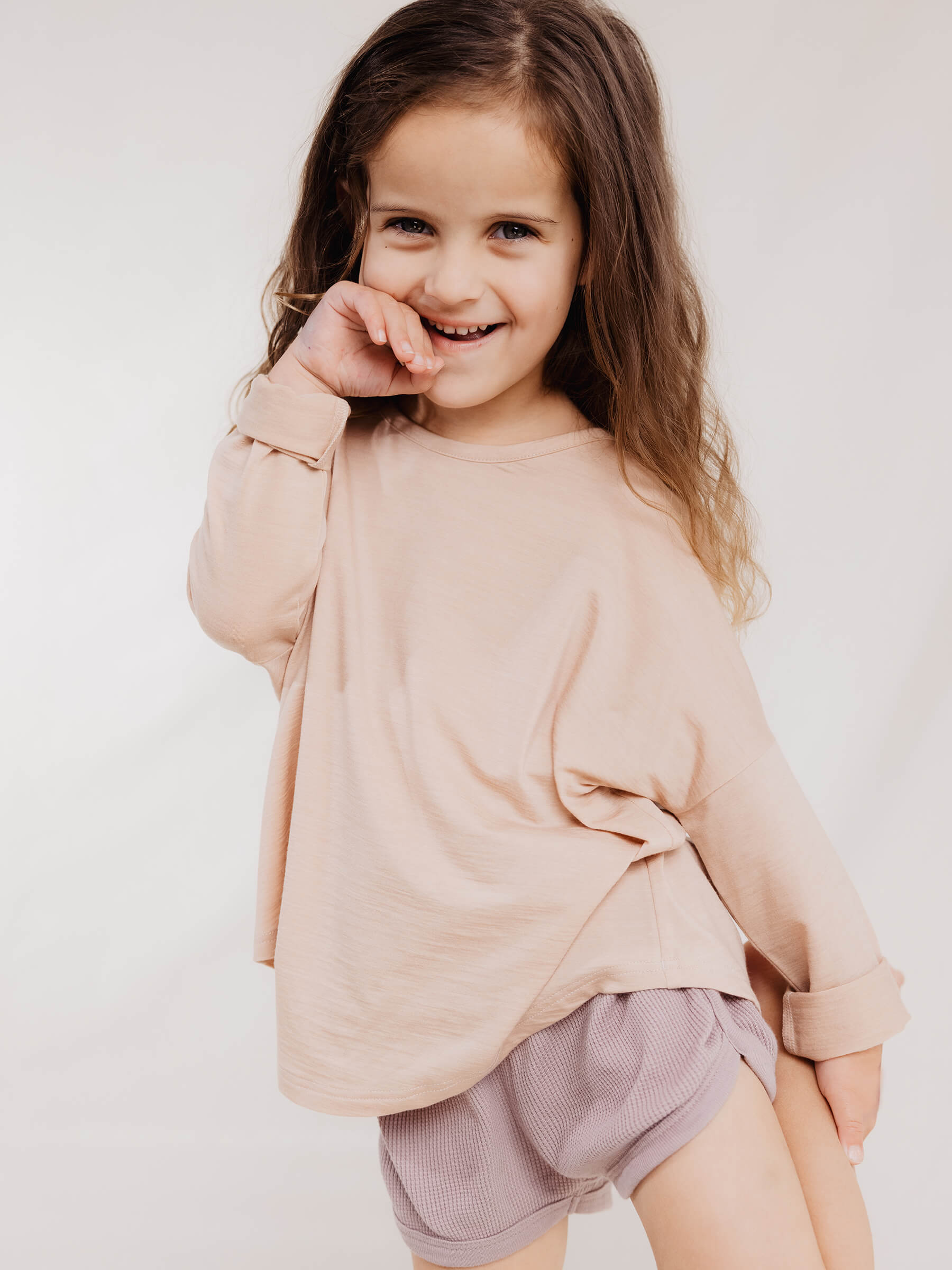 Child Steffi Tee Mushroom child tops Nui Organics   