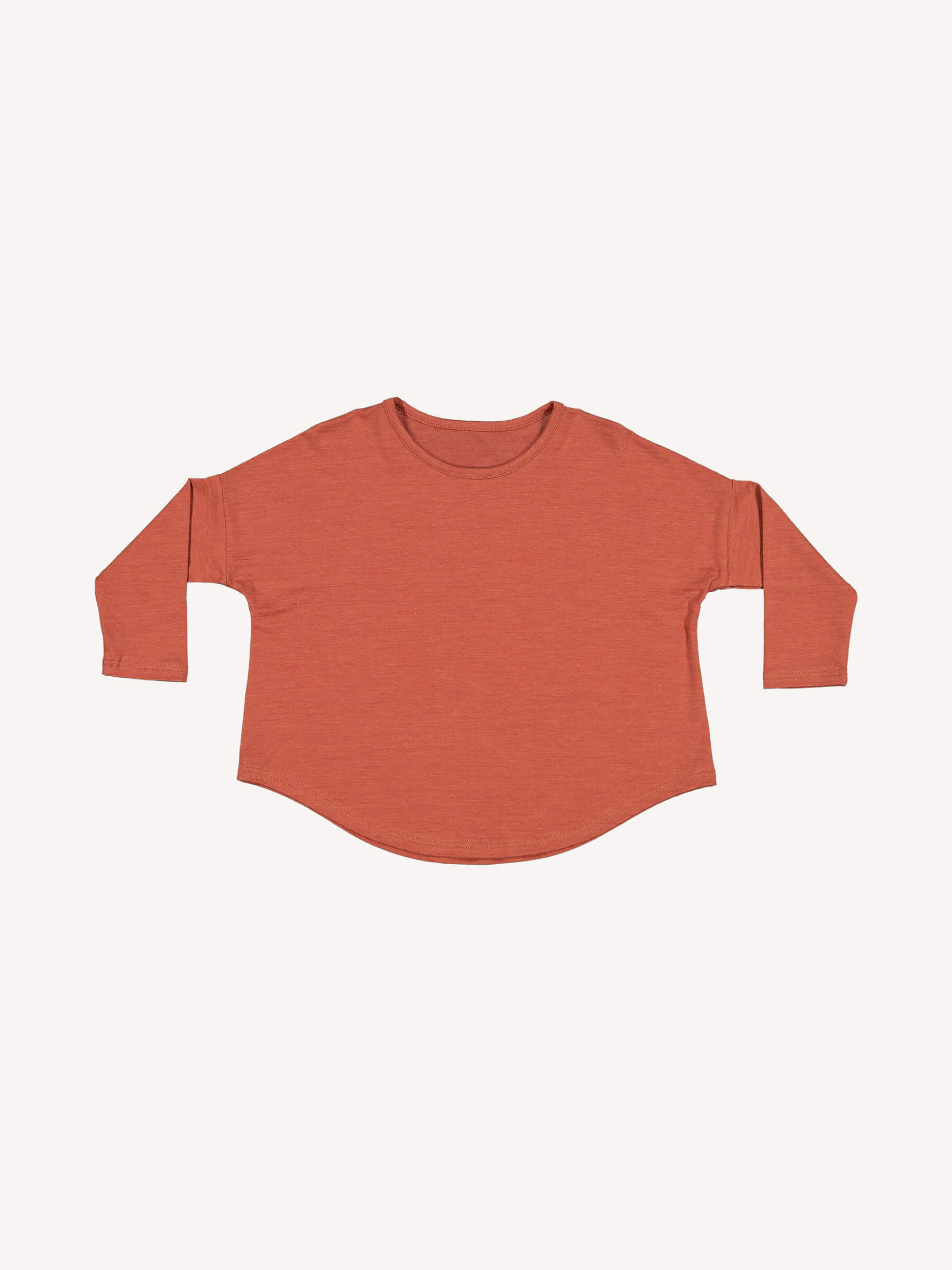 Child Steffi Tee Salmon child tops Nui Organics 2y  