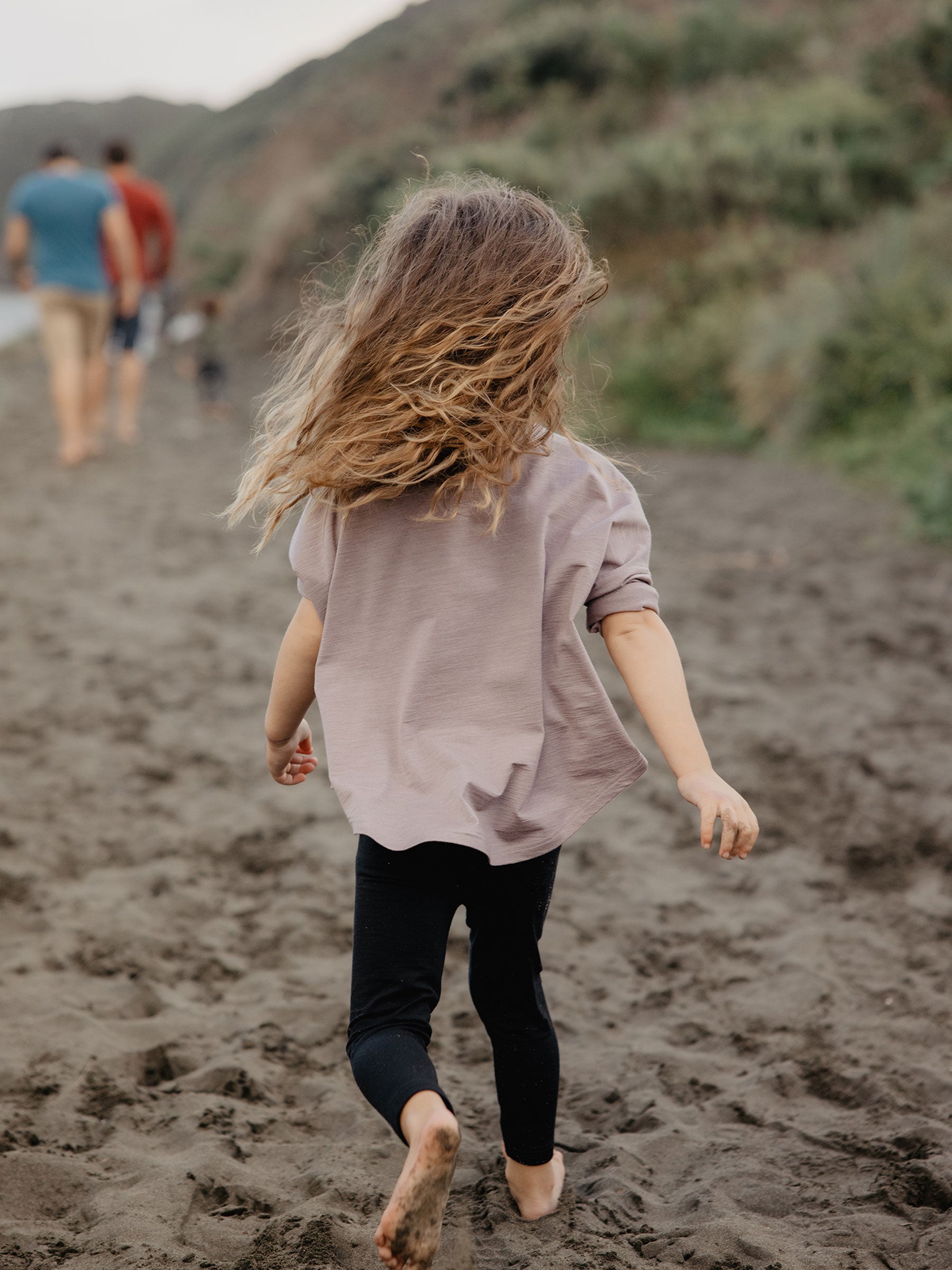 Child Steffi Tee Mauve child tops Nui Organics   