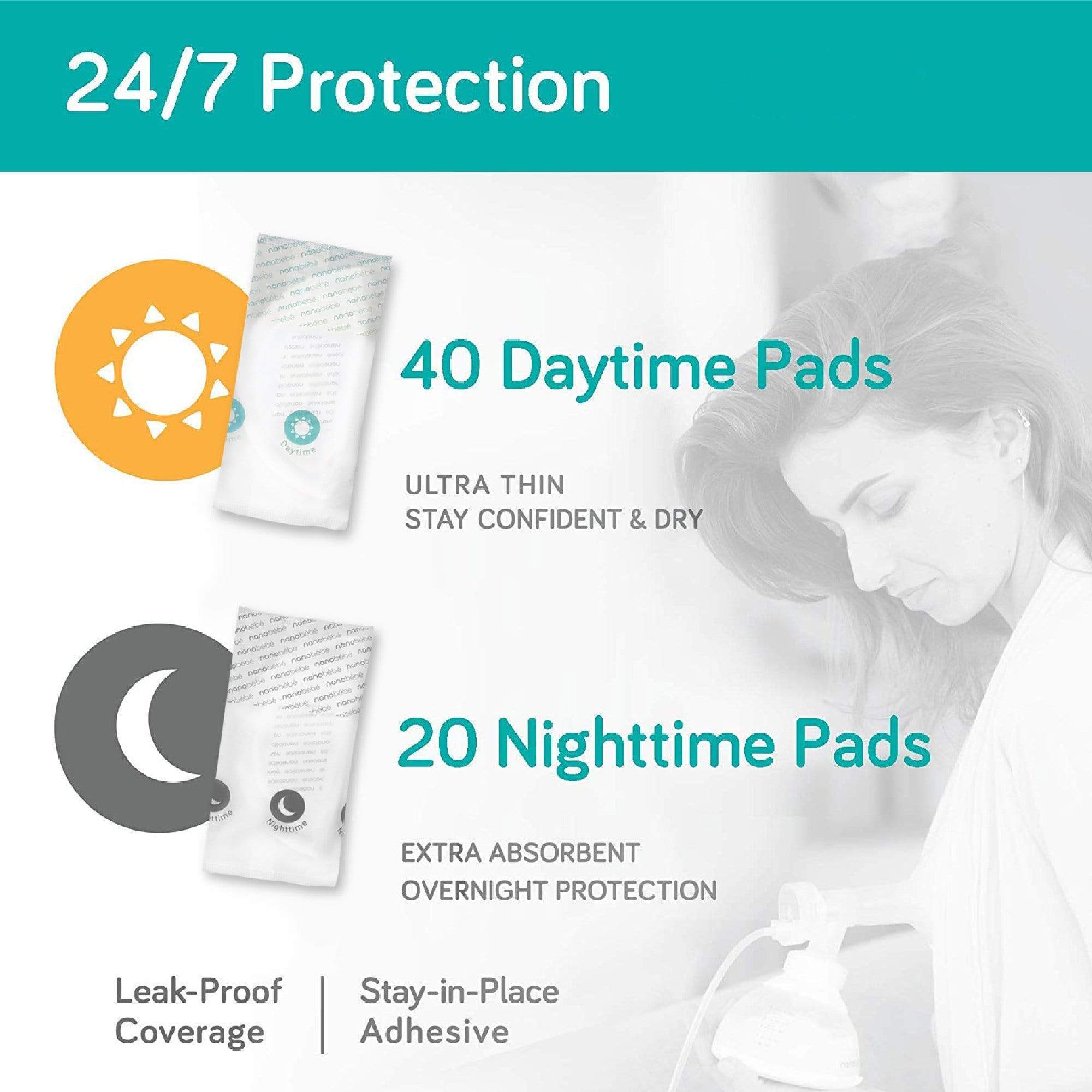 Day & Night Nursing Pads Nursing Pads & Shields Nanobébé US   