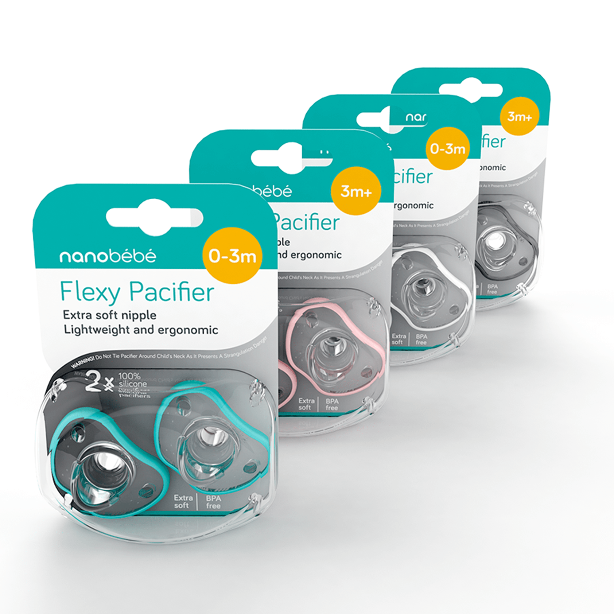 Flexy Pacifiers Best Sellers Nanobébé US   