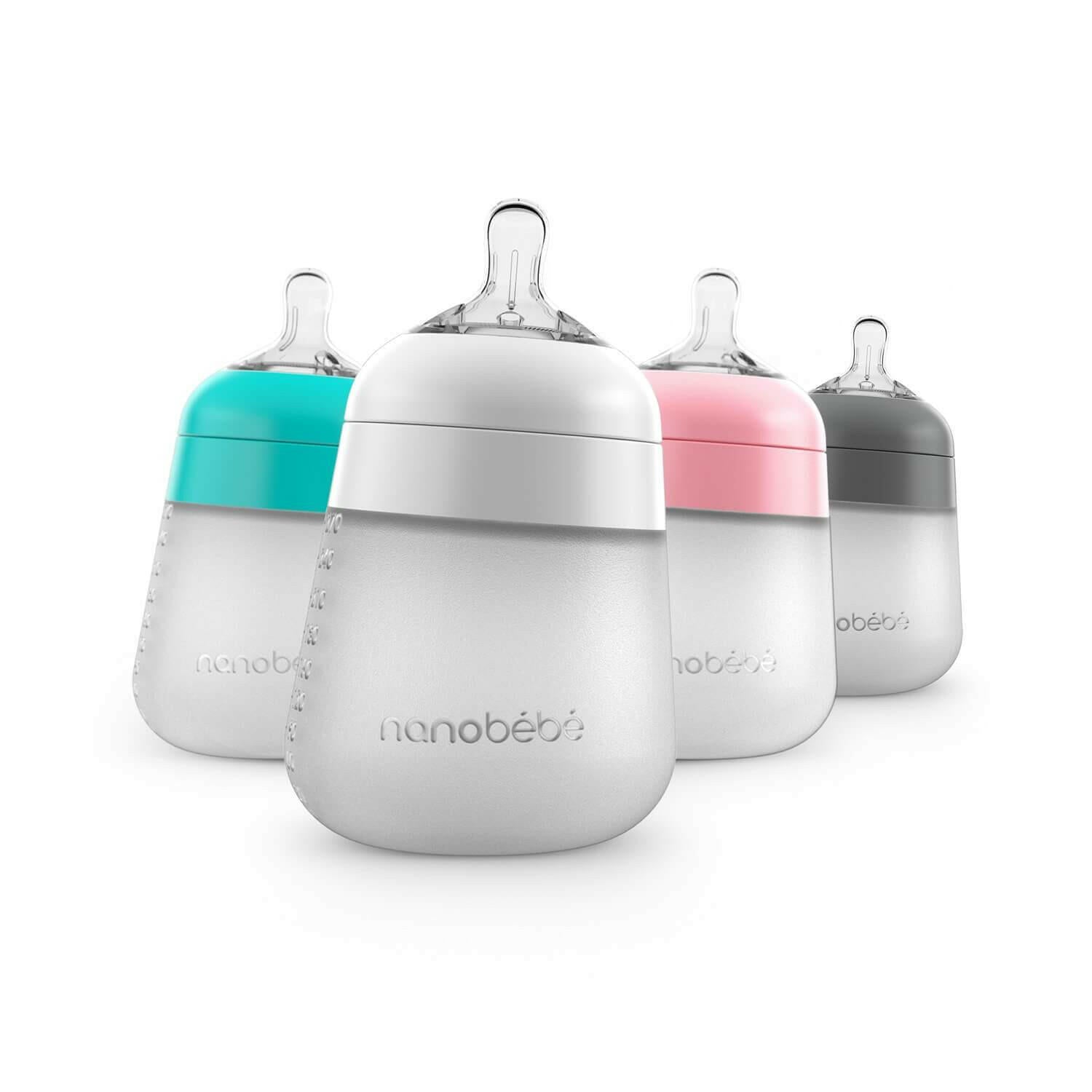 Flexy Silicone Baby Bottle - 5oz & 9oz Best Sellers Nanobébé US   