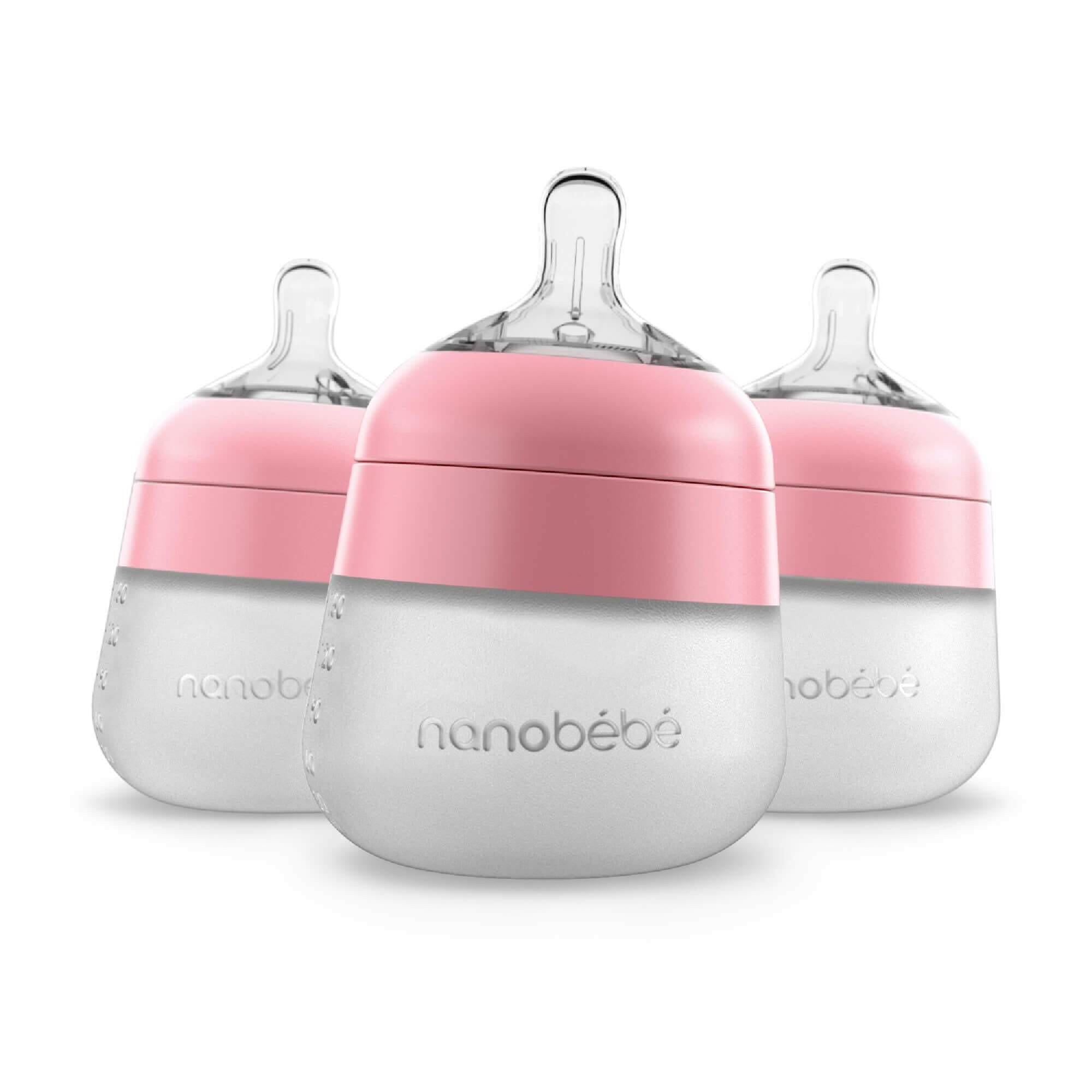 Flexy Silicone Baby Bottle - 5oz & 9oz Best Sellers Nanobébé US   