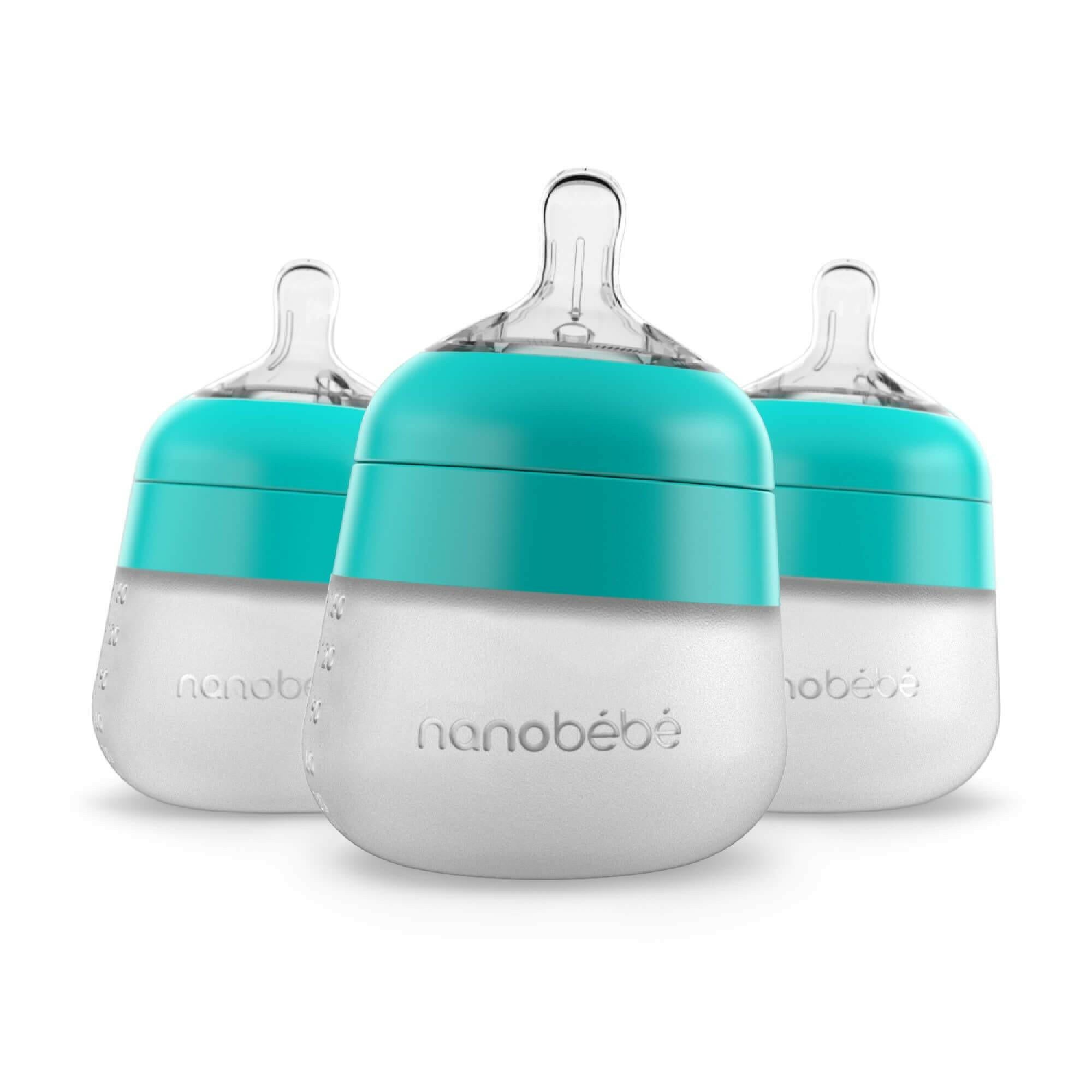Flexy Silicone Baby Bottle - 5oz & 9oz Best Sellers Nanobébé US   