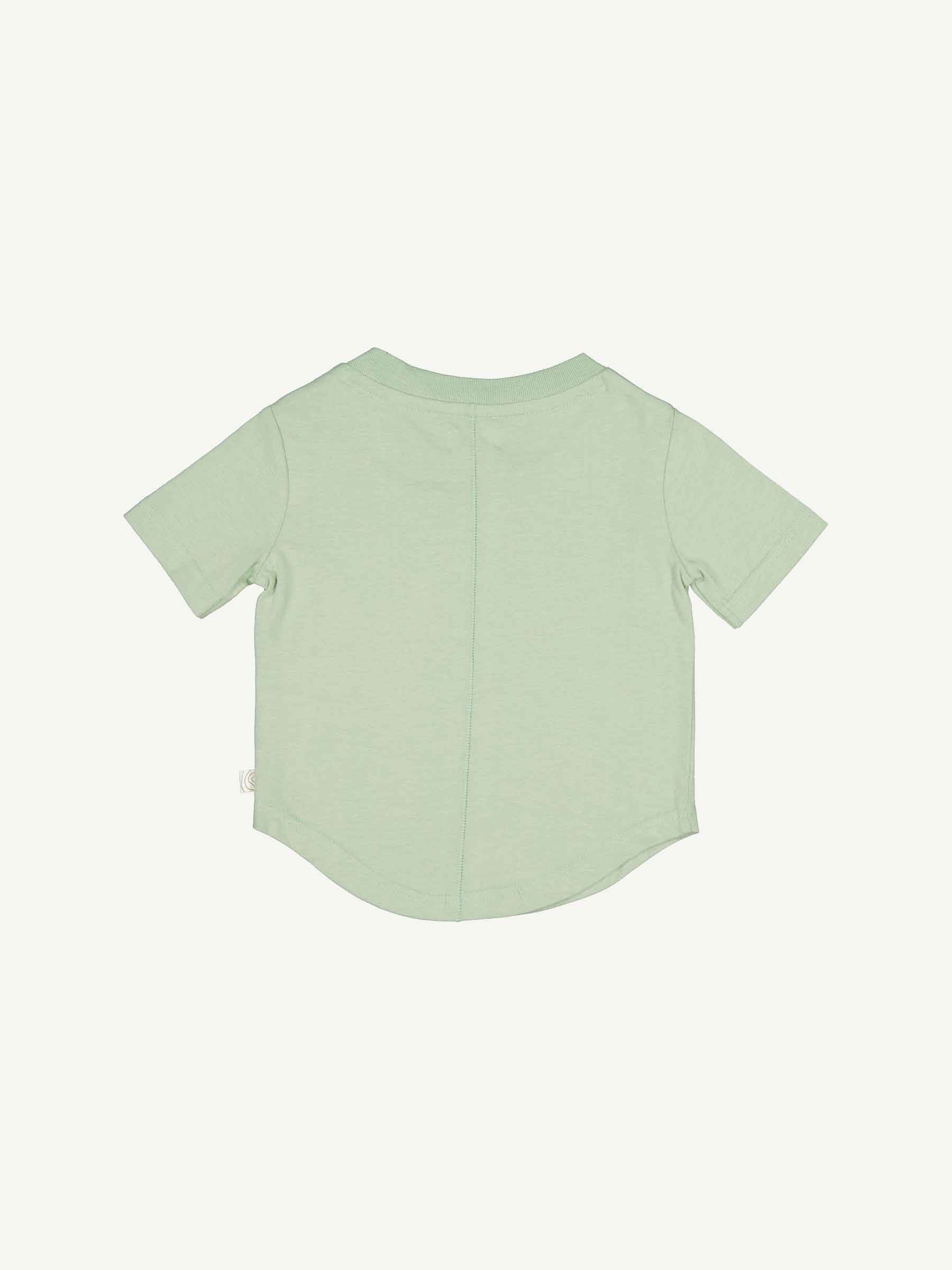 Easy Tiger Baby Tee Pistachio baby cotton Nui Organics   