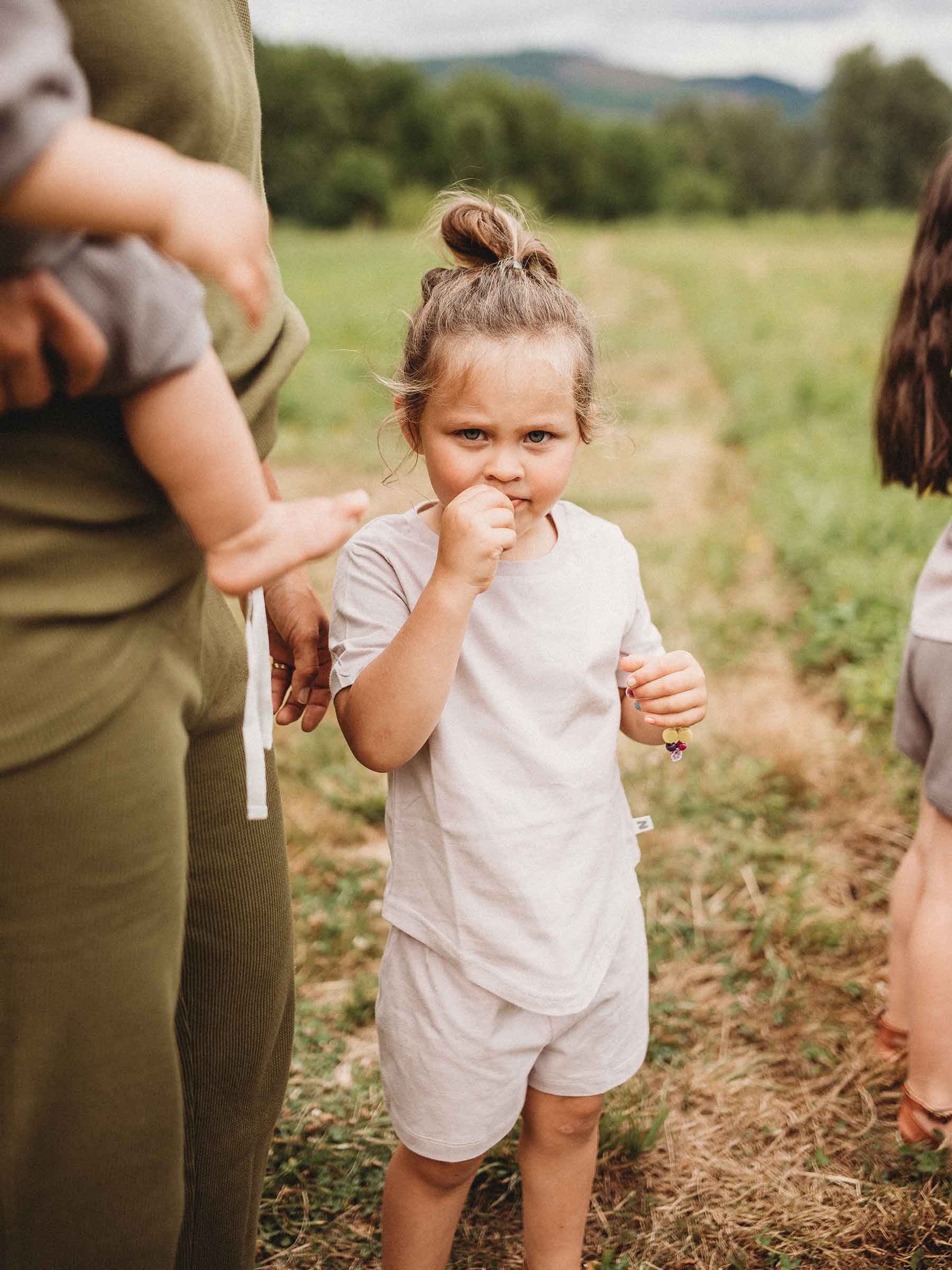 Easy Tiger Tee Iris child cotton Nui Organics   