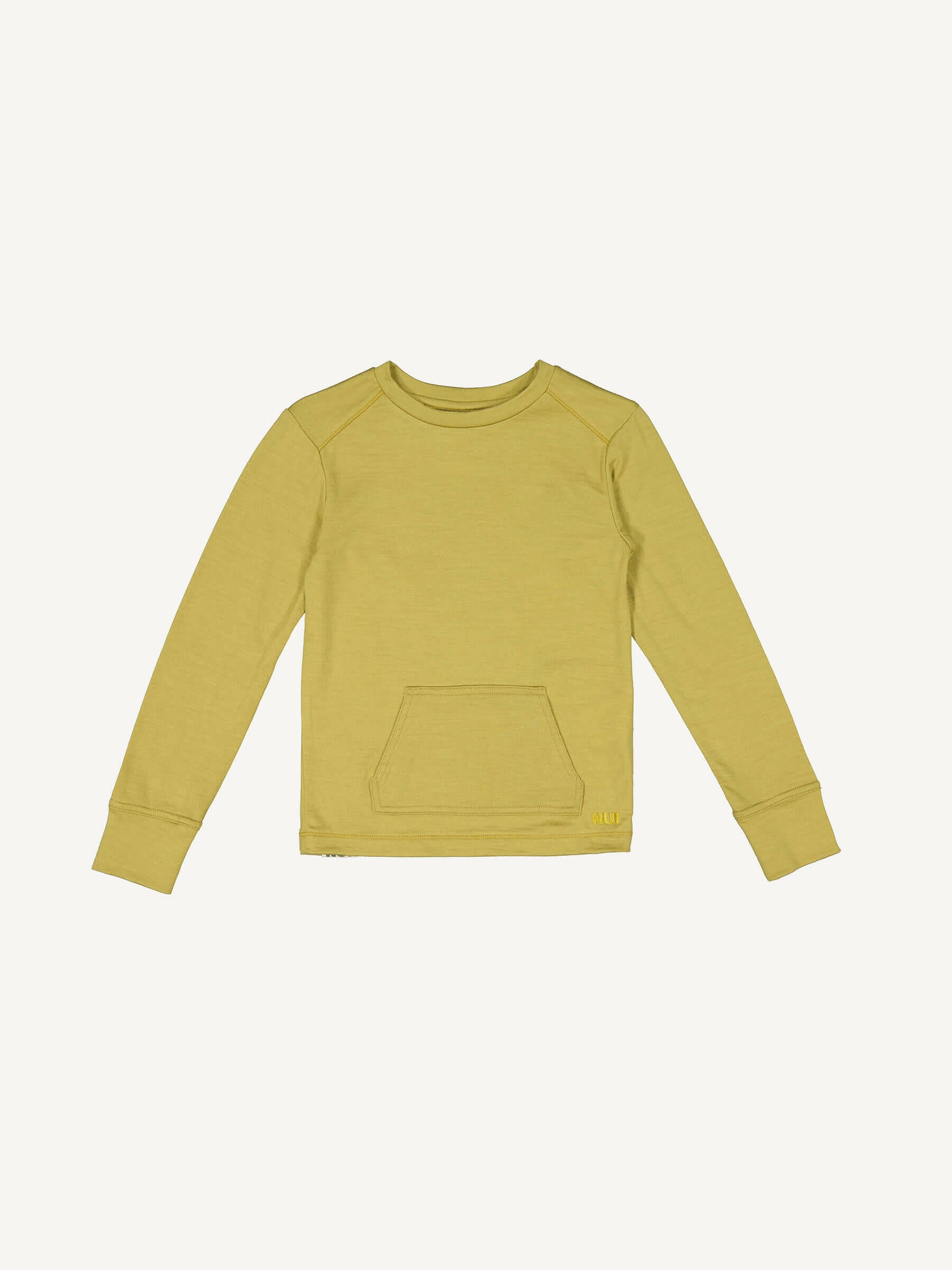 Child Tihoi Merino Crew Willow child tops Nui Organics 2y  