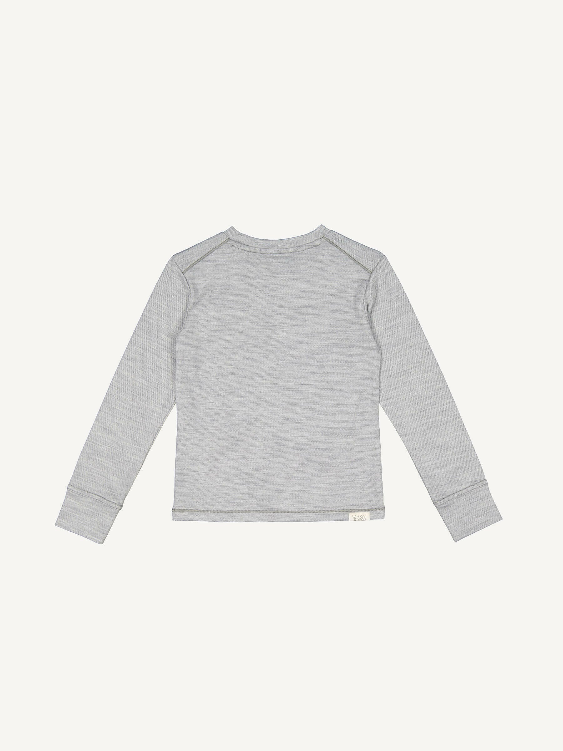 Child Tihoi Merino Crew Silver child tops Nui Organics   