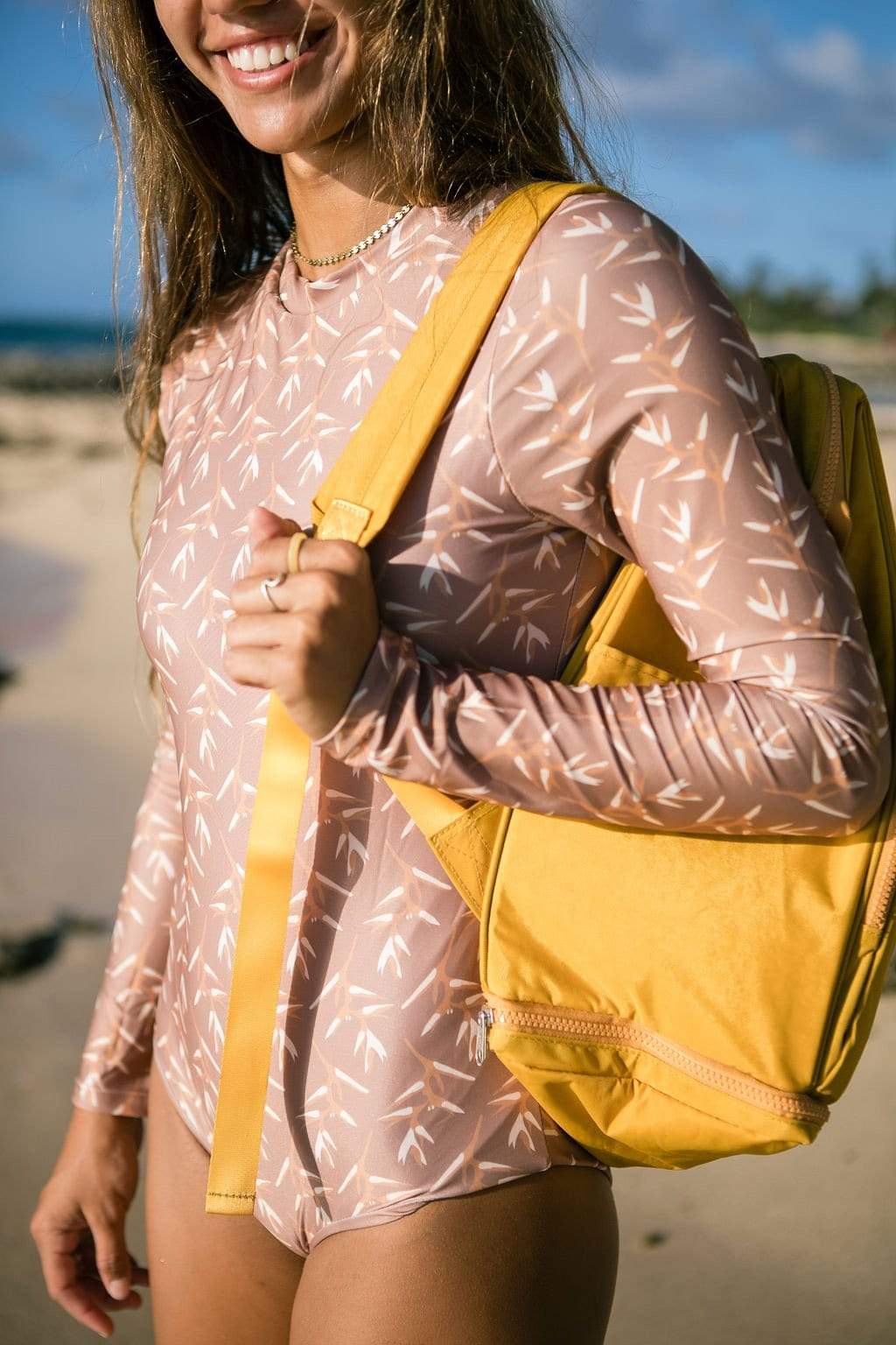 No Sand Backpack in Sunrise Totes + Towels OF ONE SEA   