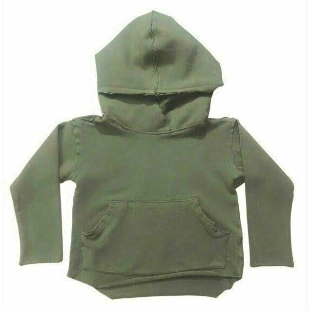 Organic Baby  Benji Hoodie Olive Sweatshirts Be Mi Los Angeles   