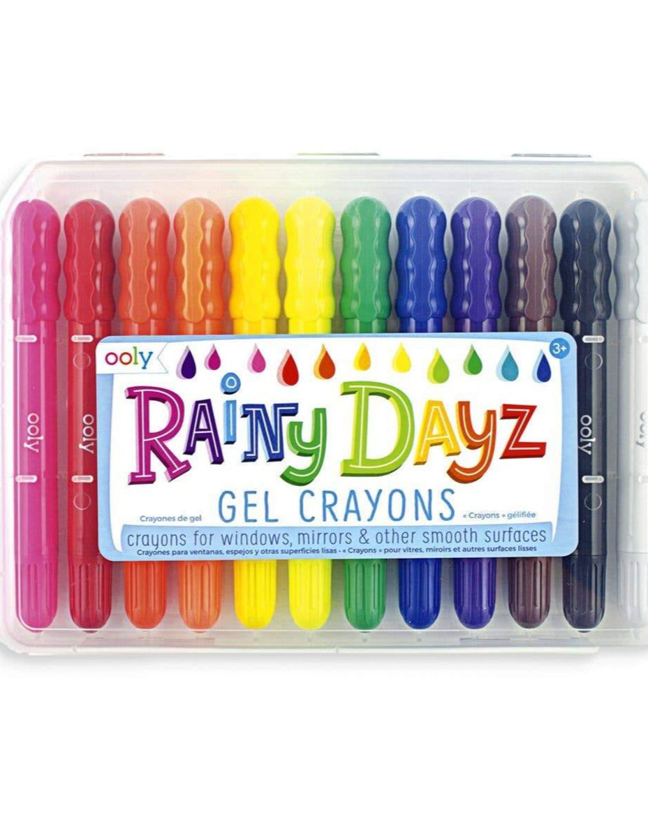 Rainy Day Gel Crayons - 12 pc. Art Supplies OOLY - Art & School Supplies   