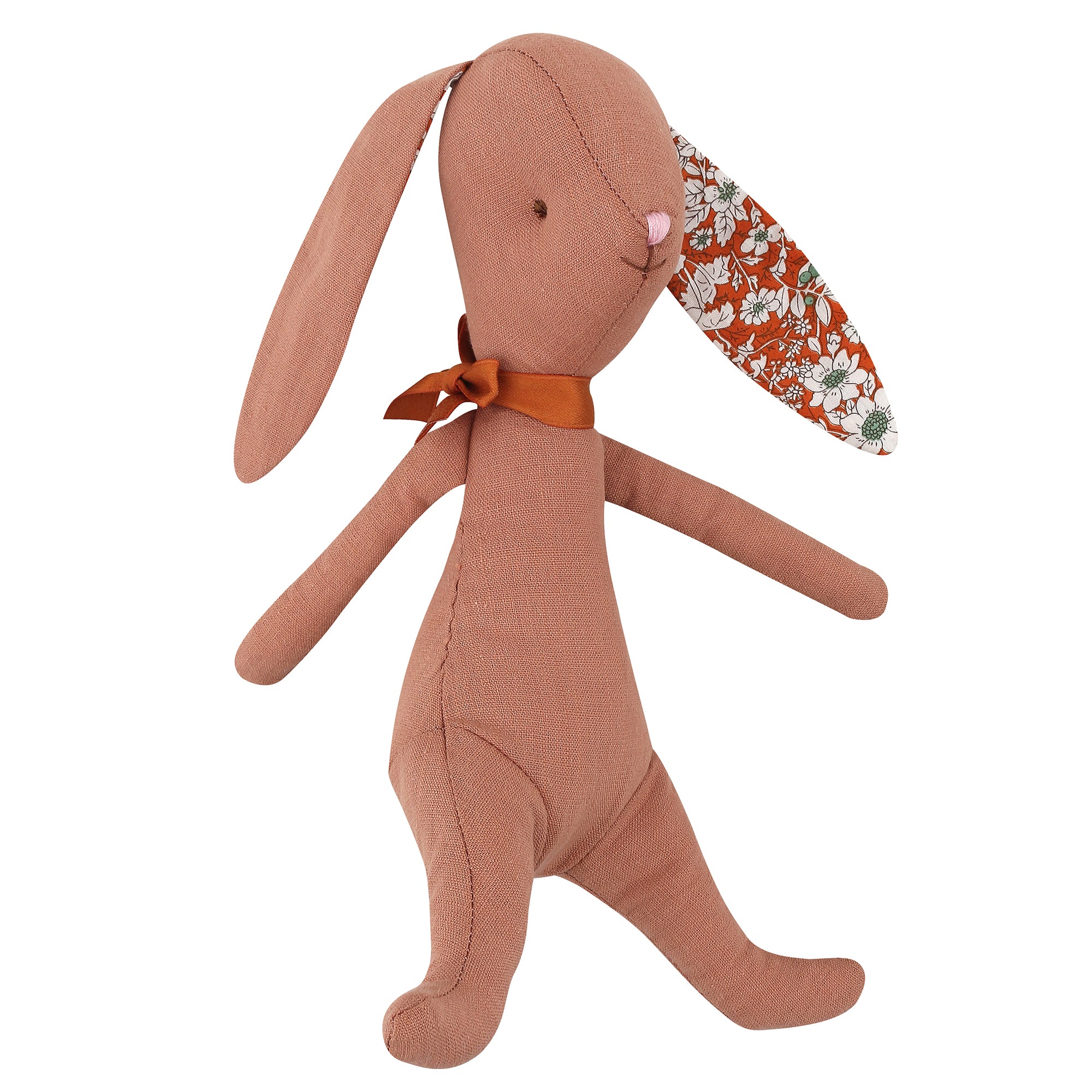 Organic Cotton Linen Bunny Rabbit Stuffies Little Wonder & Co. Abby Rabbit  