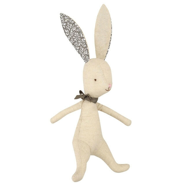 Organic Cotton Linen Bunny Rabbit Stuffies Little Wonder & Co. Olive Rabbit  