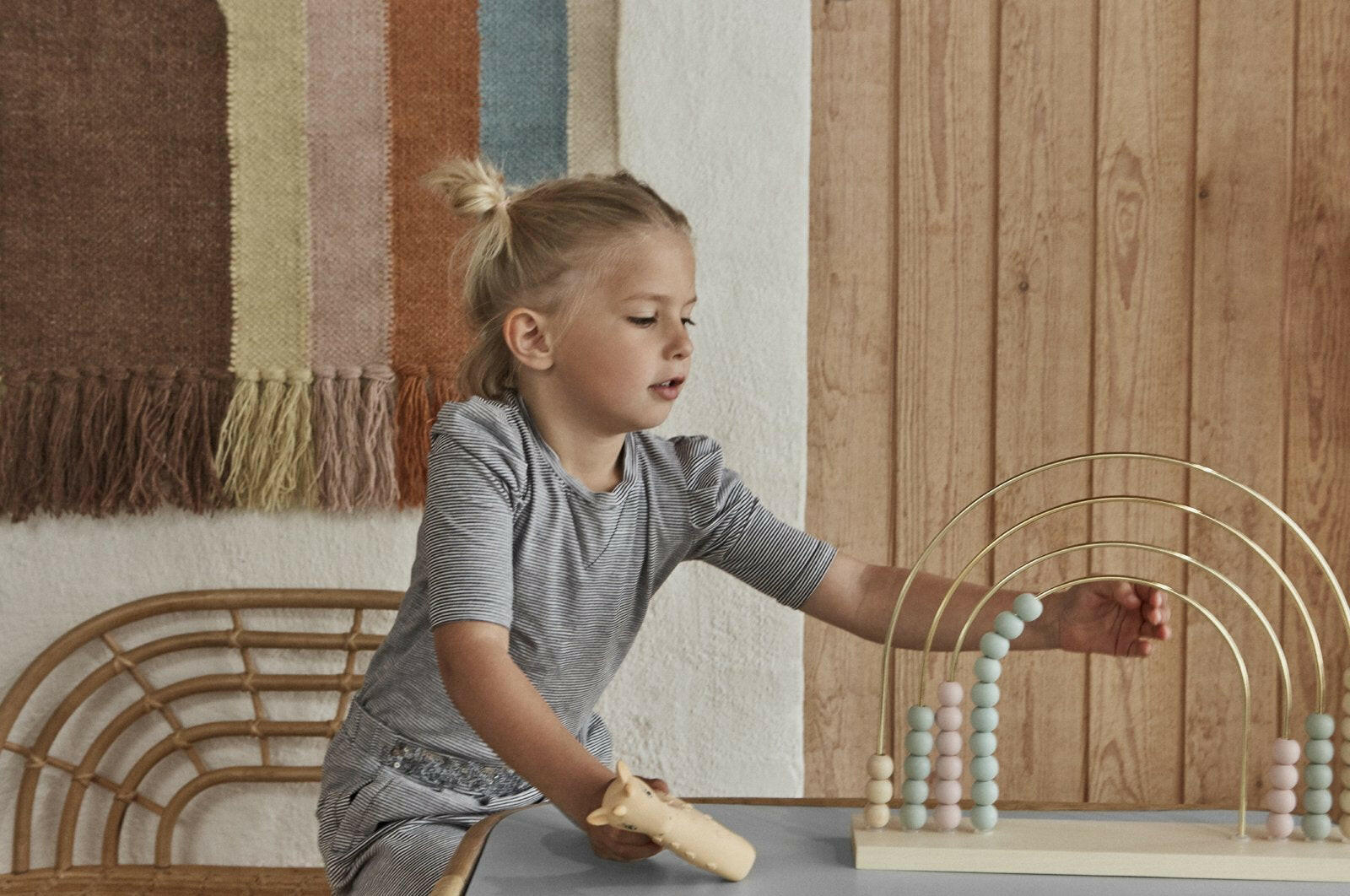 Follow the Rainbow Wall Rug - Multi Rugs OYOY   