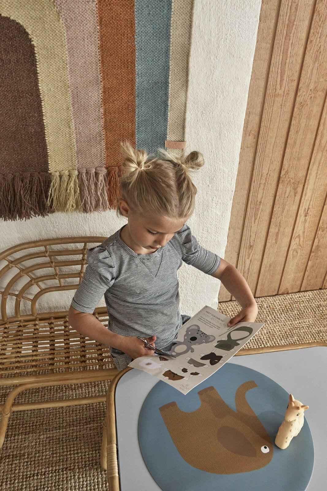 Follow the Rainbow Wall Rug - Multi Rugs OYOY   