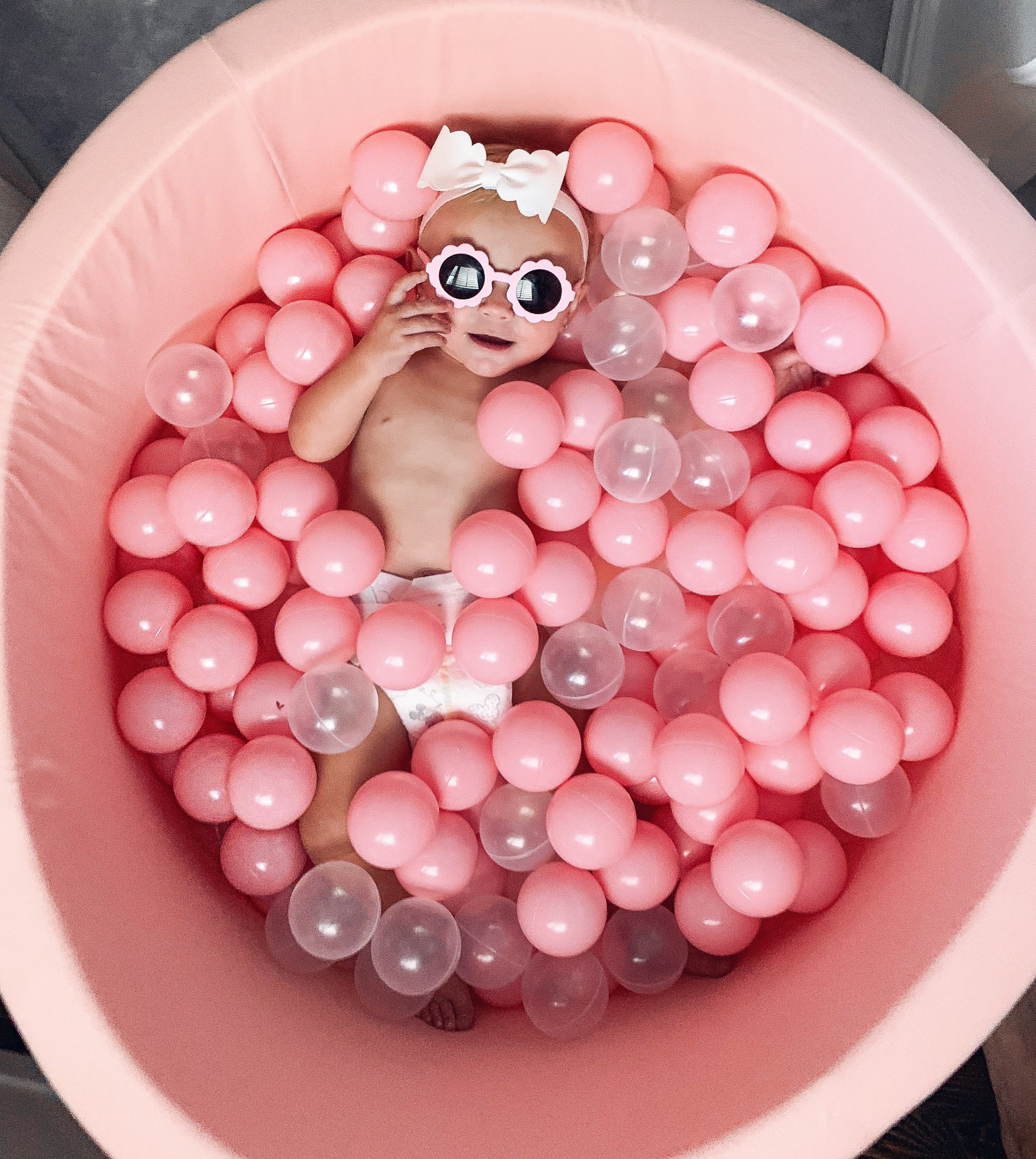 Classic Blush Ball Pit + 200 Pit Balls Ball Pit Bundles Little Big Playroom   