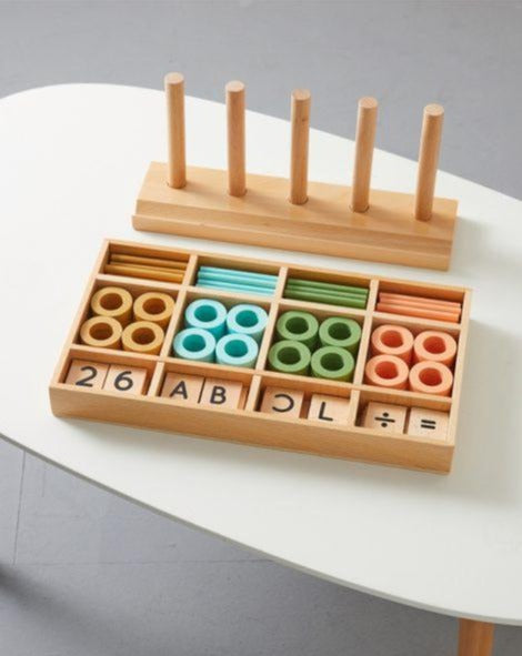 Wooden Abacus Math Toy Educational Wonder & Wise   