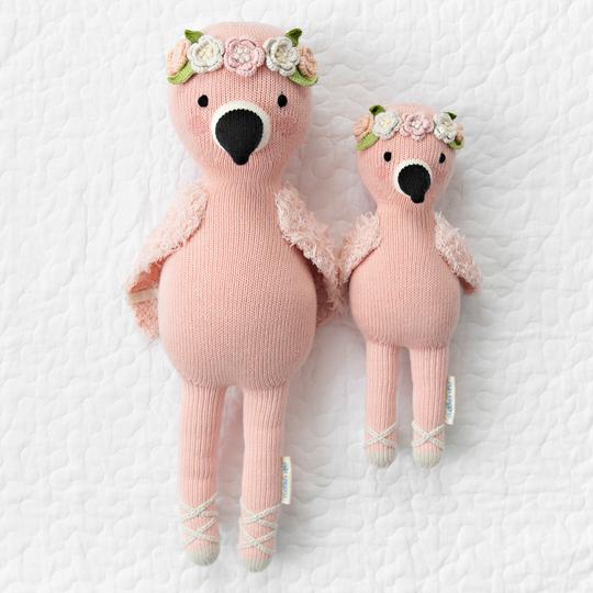 Penelope the flamingo Stuffies Cuddle + Kind   