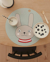 Rabbit Feeding Placemat for Toddlers and Kids