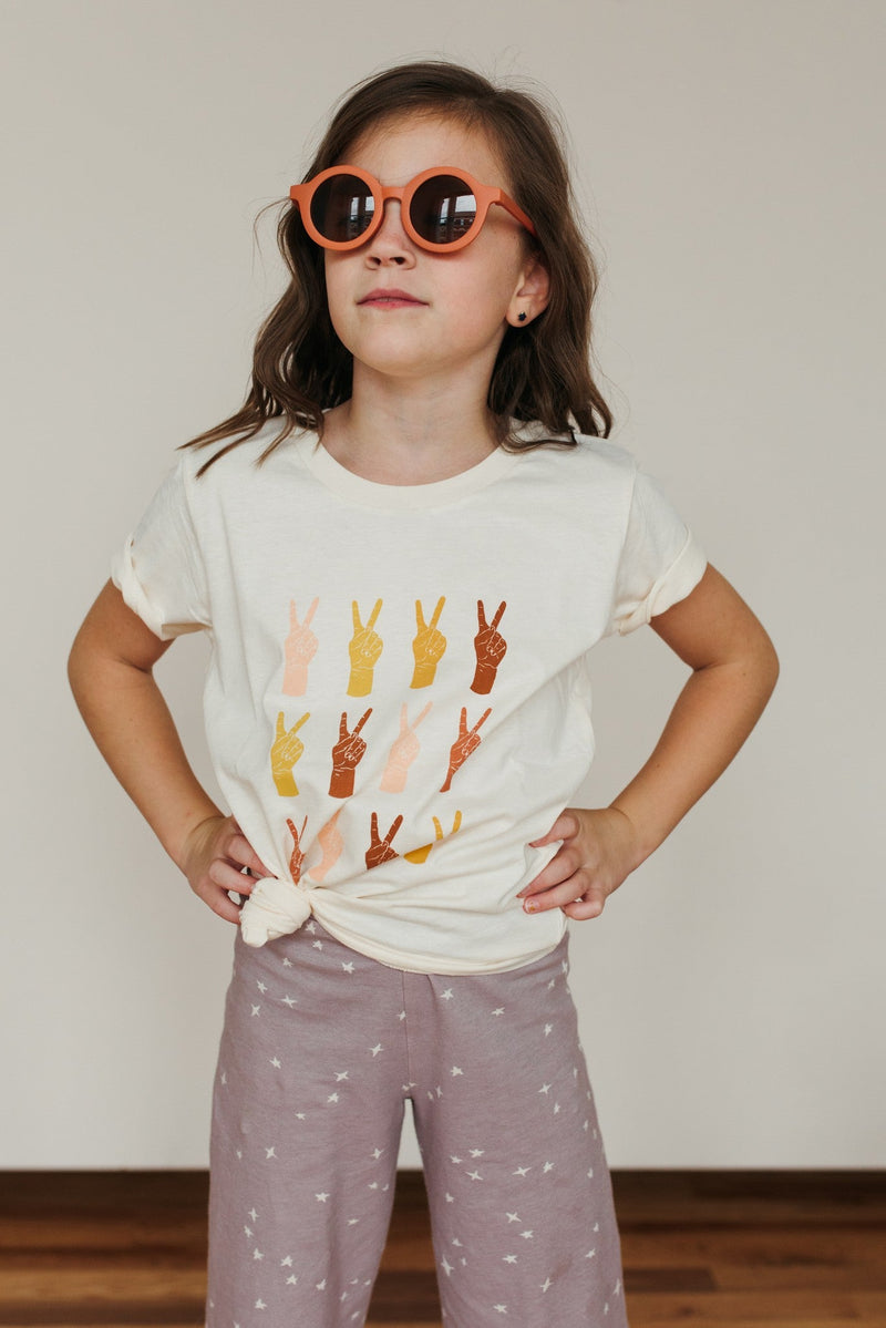 Peace Hand For All Kid’s Graphic T-Shirt