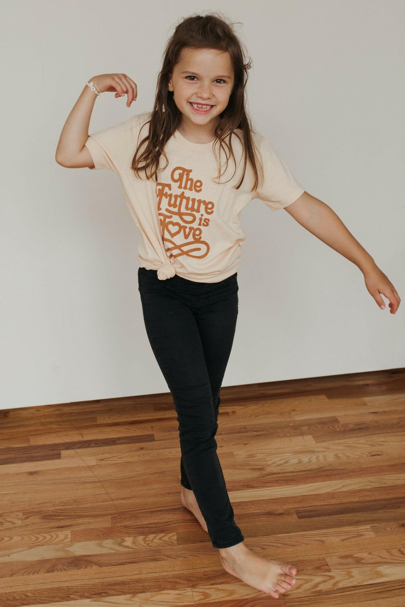 Future is Love Kid's Graphic T-Shirt Kids Polished Prints   