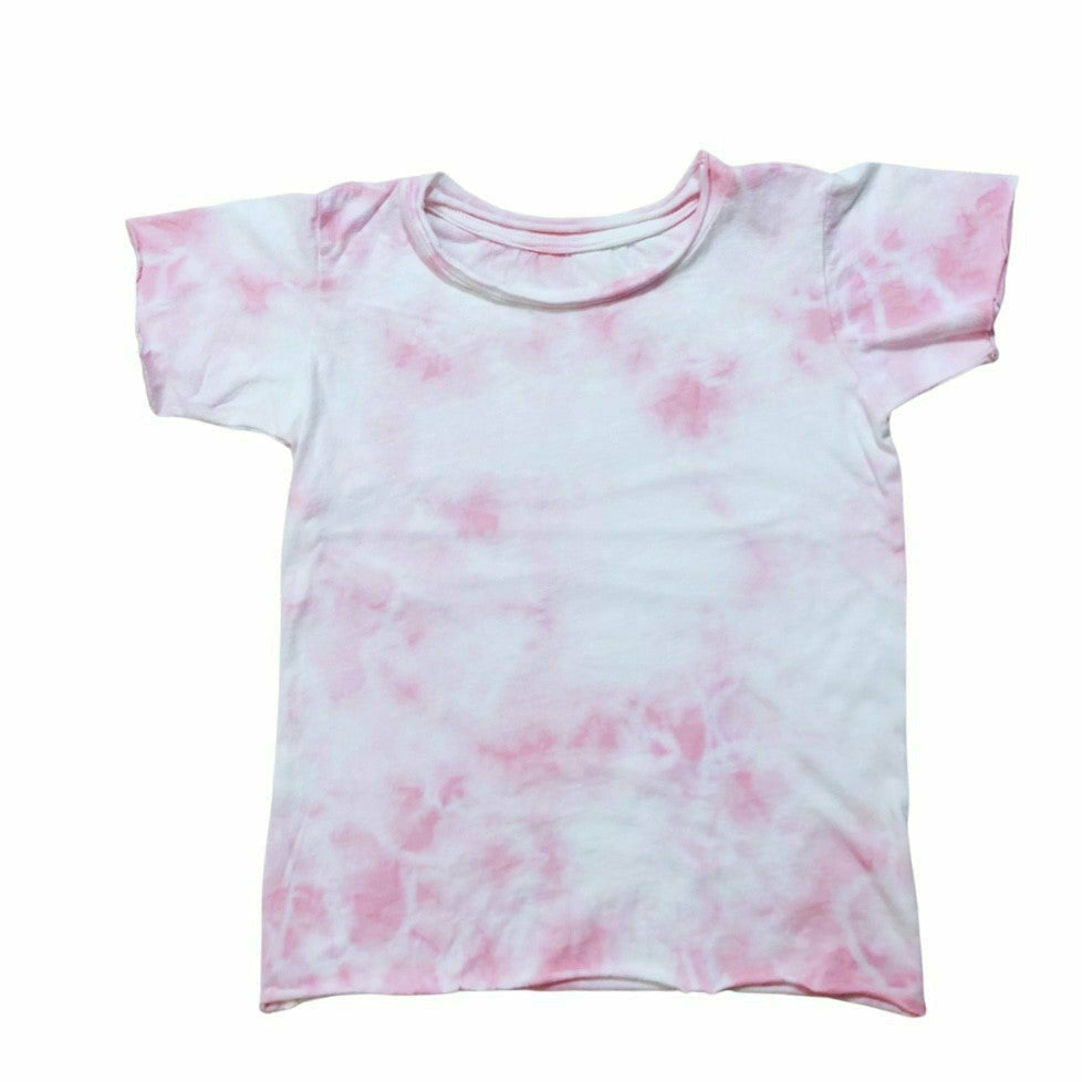 Baby Tee Marble Tie Dye Tees Be Mi Los Angeles 6-12 Marble Pink White 