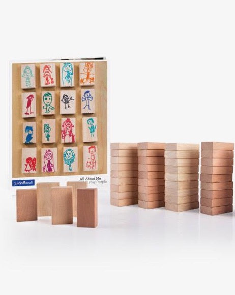 All About Me Block Play People Set 50 pc.