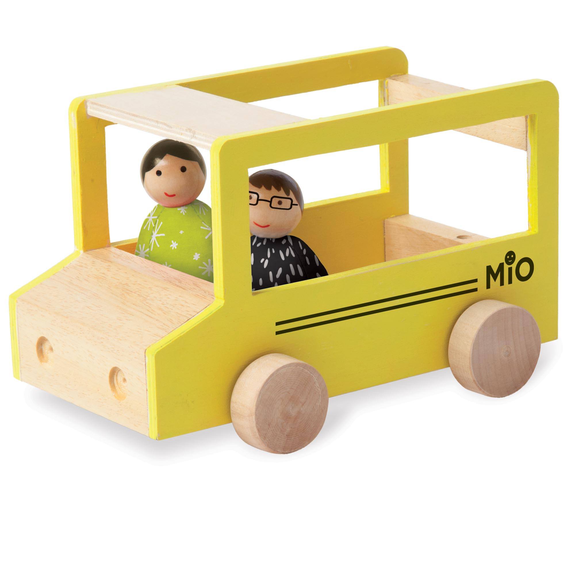 MiO School Bus + 2 People by Manhattan Toy  Manhattan Toy   