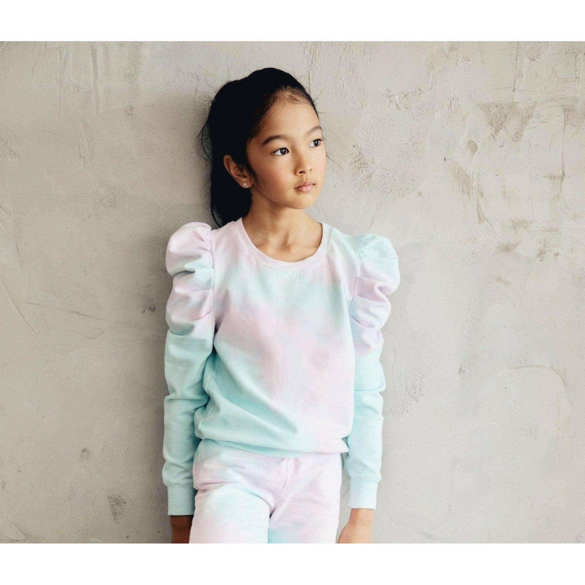 Organic Jolie Top Cotton Candy Tie Dye Top Be Mi Los Angeles   