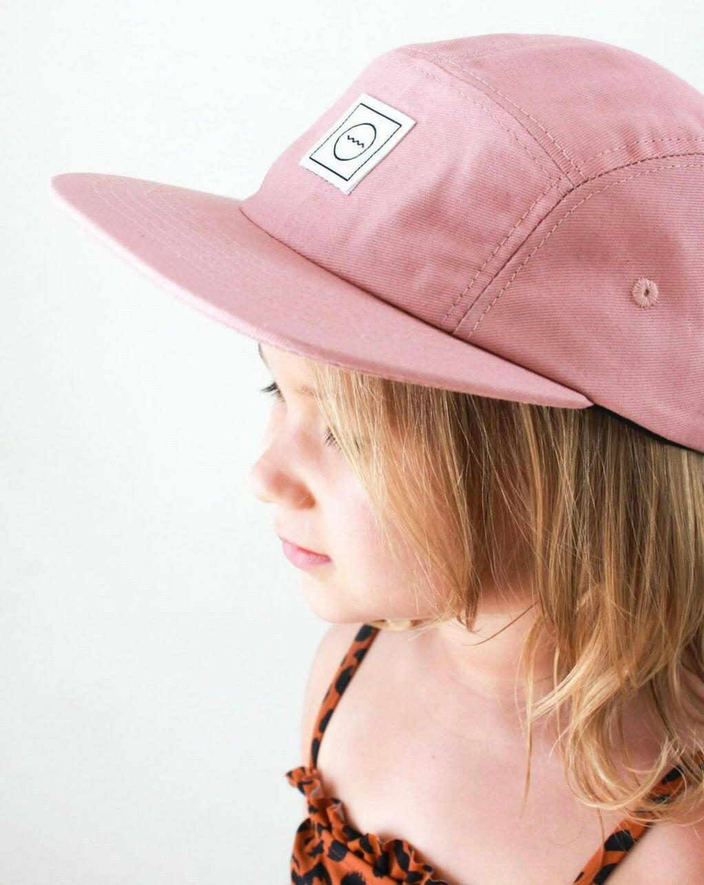 Five-Panel Kids Hat - Blush Hats Rad River Co.   
