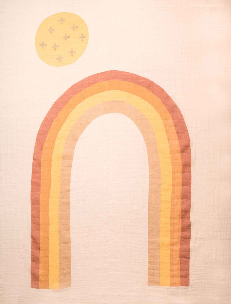 Organic Rainbow Swaddle Crib Sheets Coveted Things   