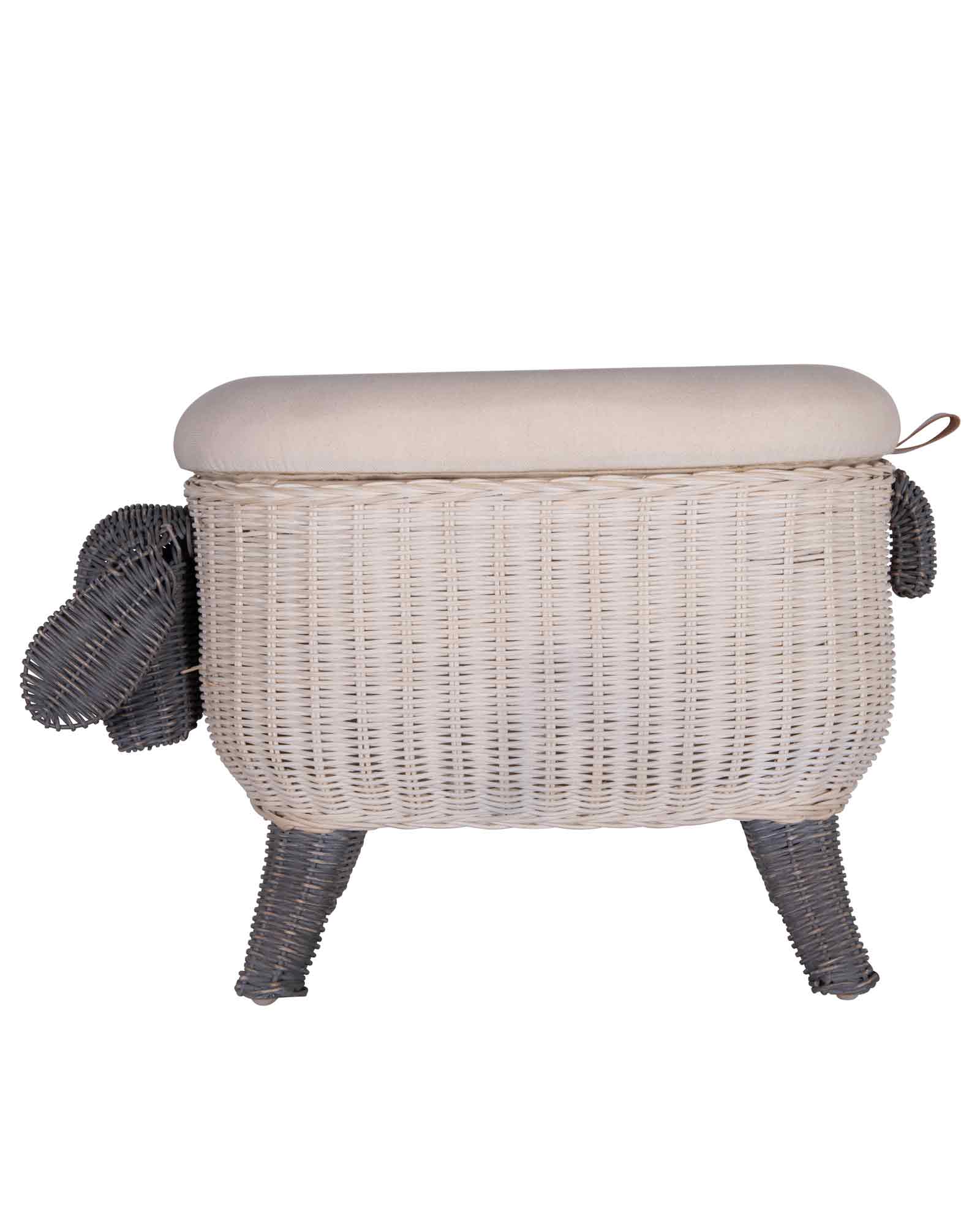 Rattan Stool - Sheep Children's Furniture Bloomingville Mini   