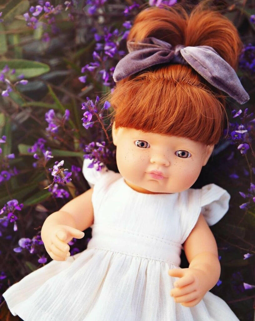 Red haired baby doll on sale