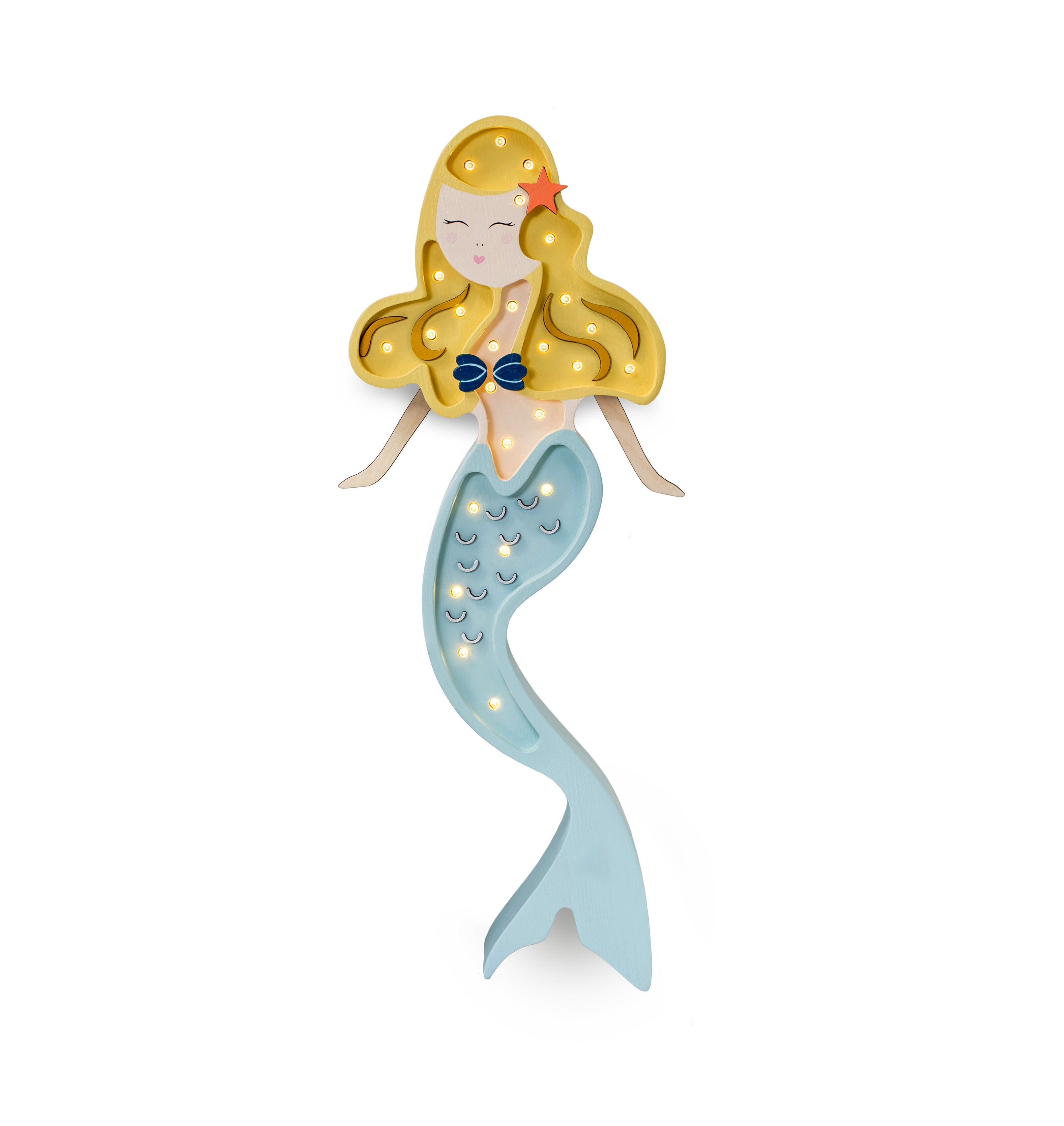 Little Lights Mermaid Lamp  Little Lights US Blond  