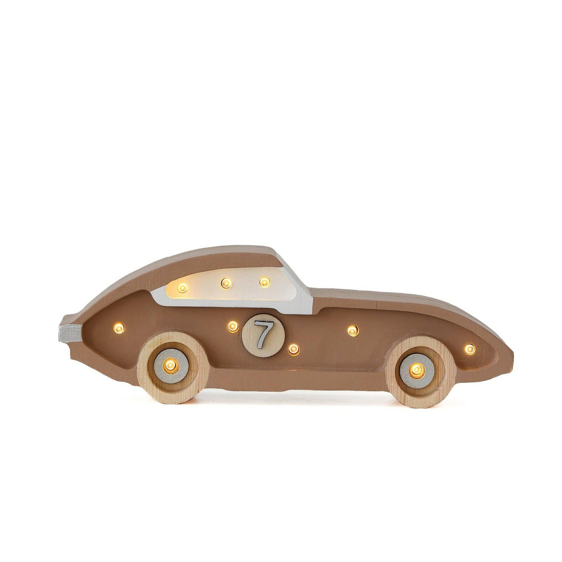Little Lights Mini Race Car Lamp Baby & Toddler Little Lights US Cappuccino  