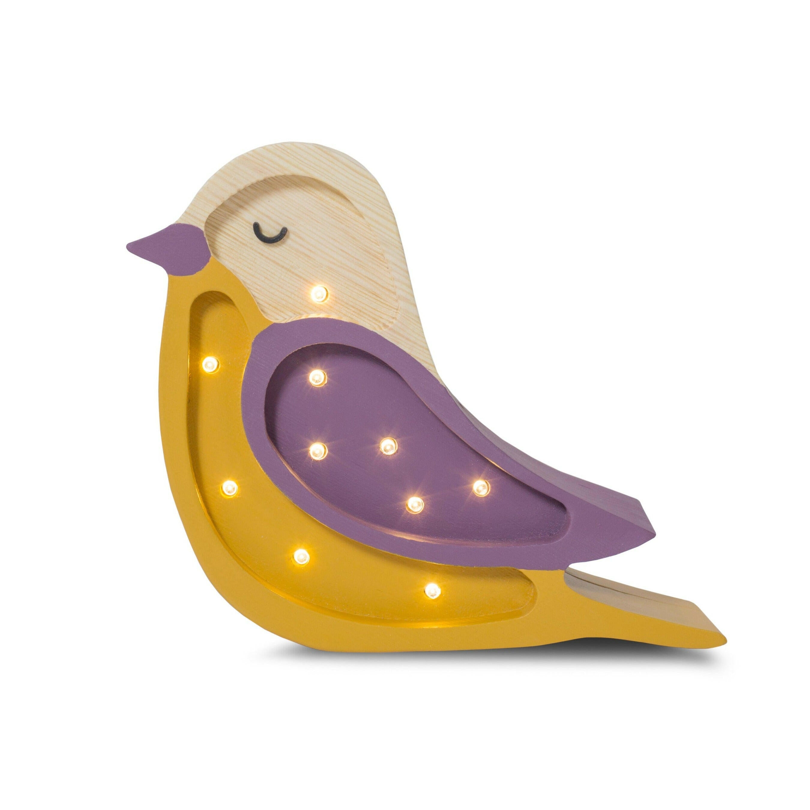 Little Lights Mini Bird Lamp Baby & Toddler Little Lights US Maroon  
