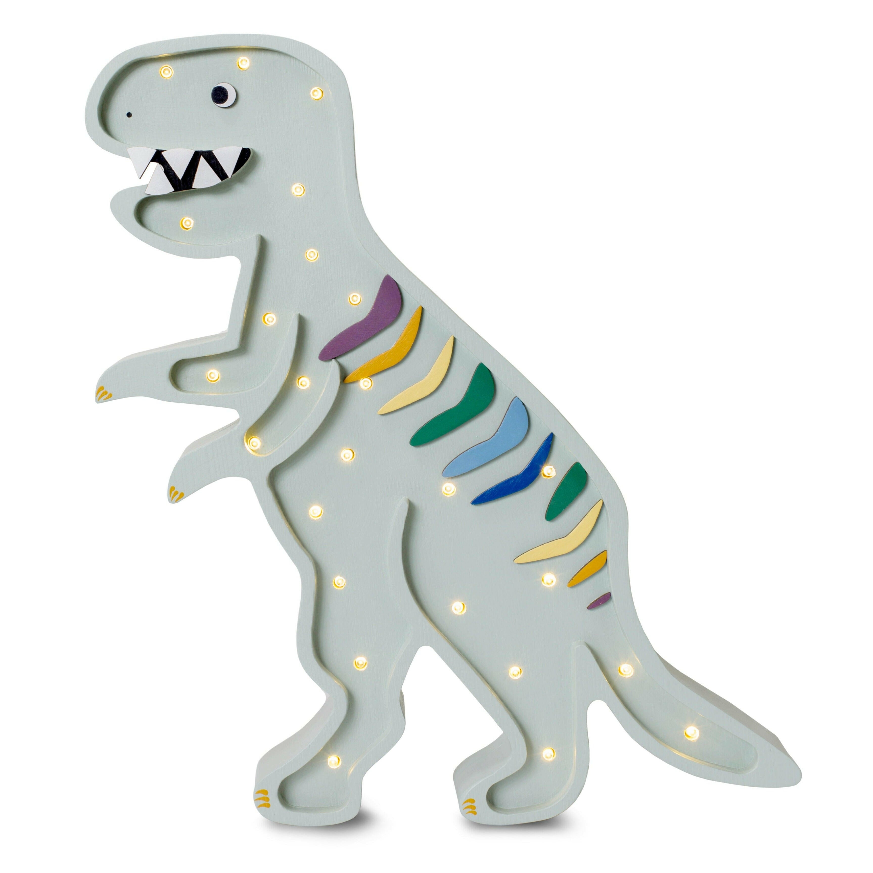 Little Lights T Rex Lamp  Little Lights US Khaki Pastel  