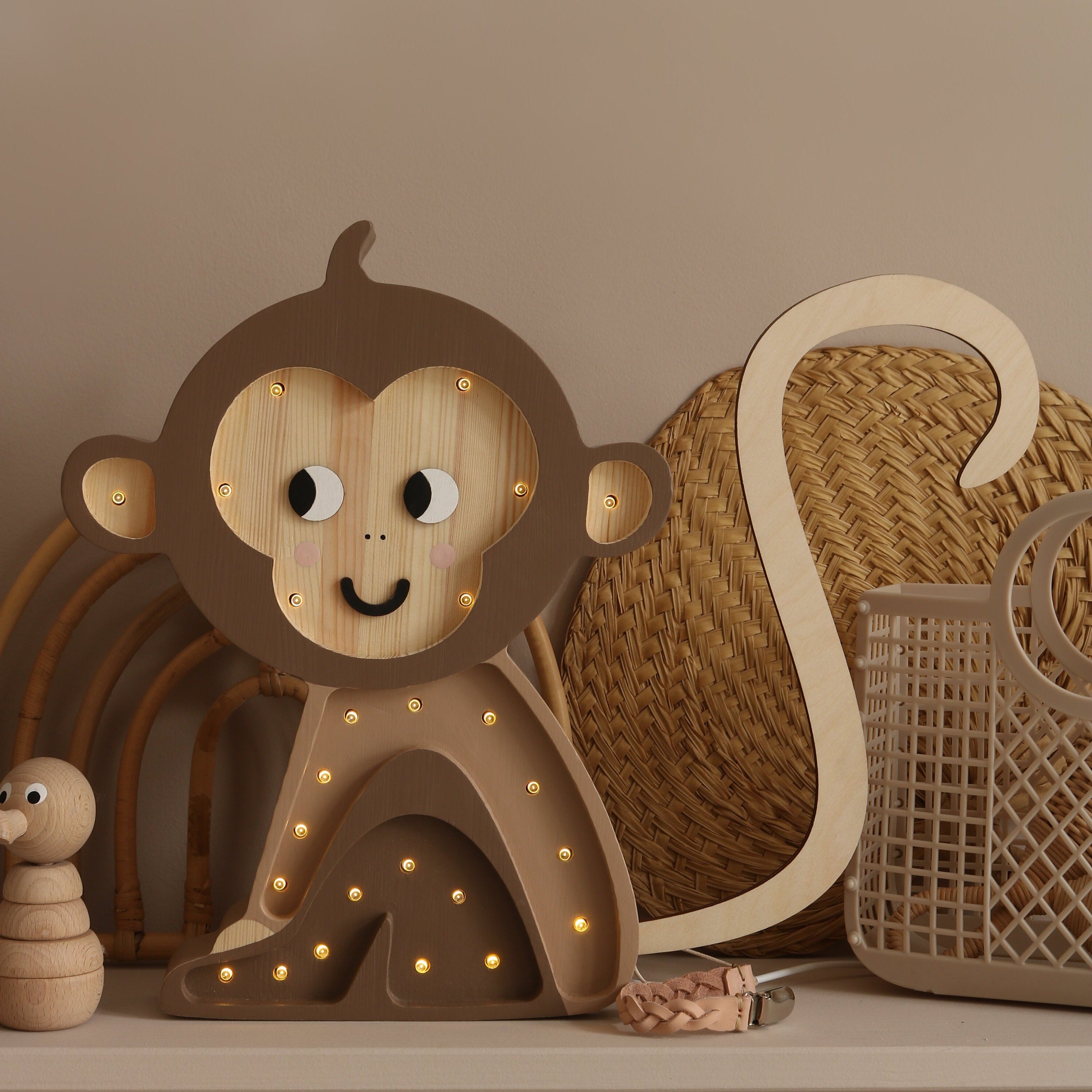 Little Lights Monkey Lamp Baby & Toddler Little Lights US   