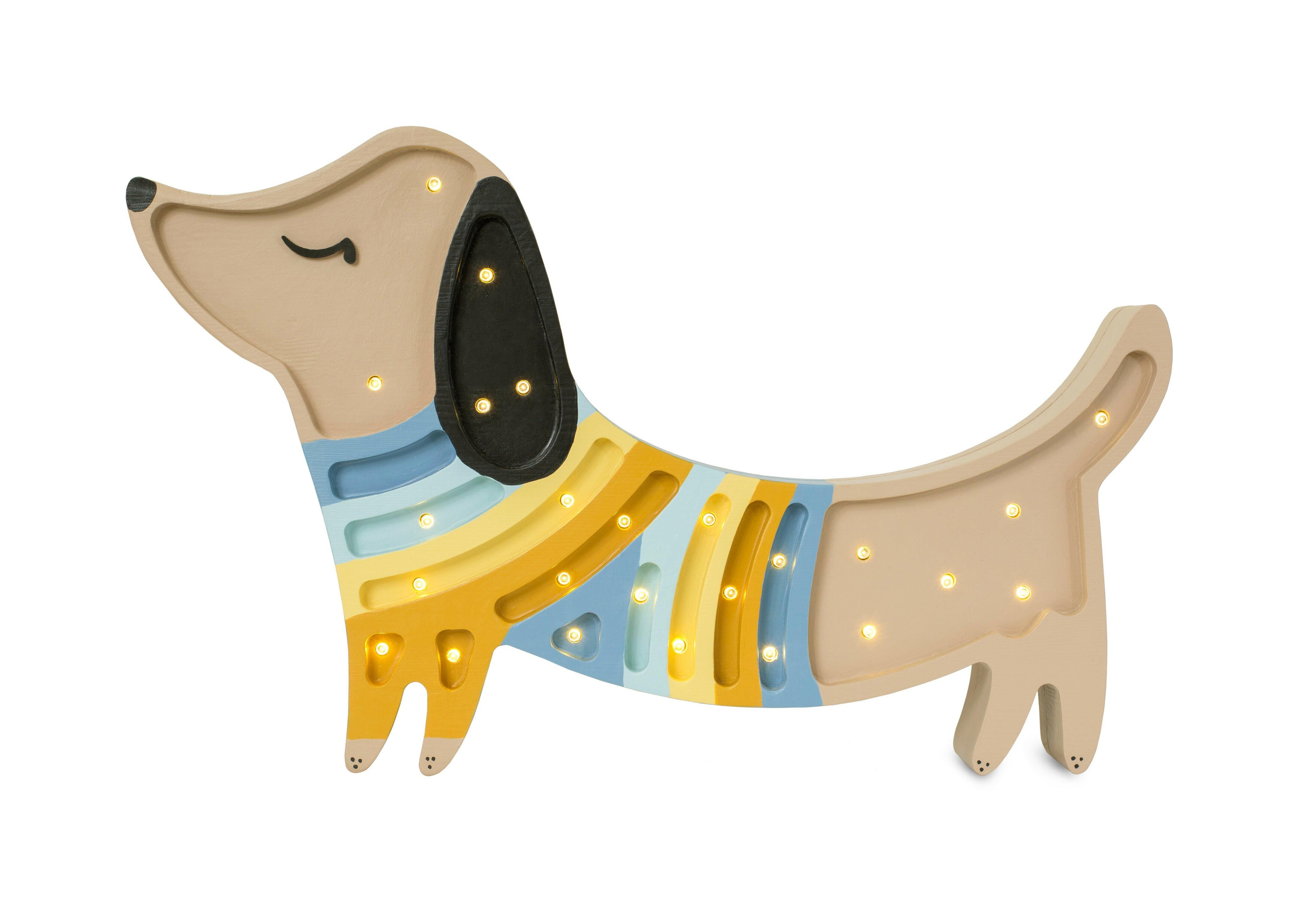 Little Lights Puppy Lamp  Little Lights US Retro Brown  