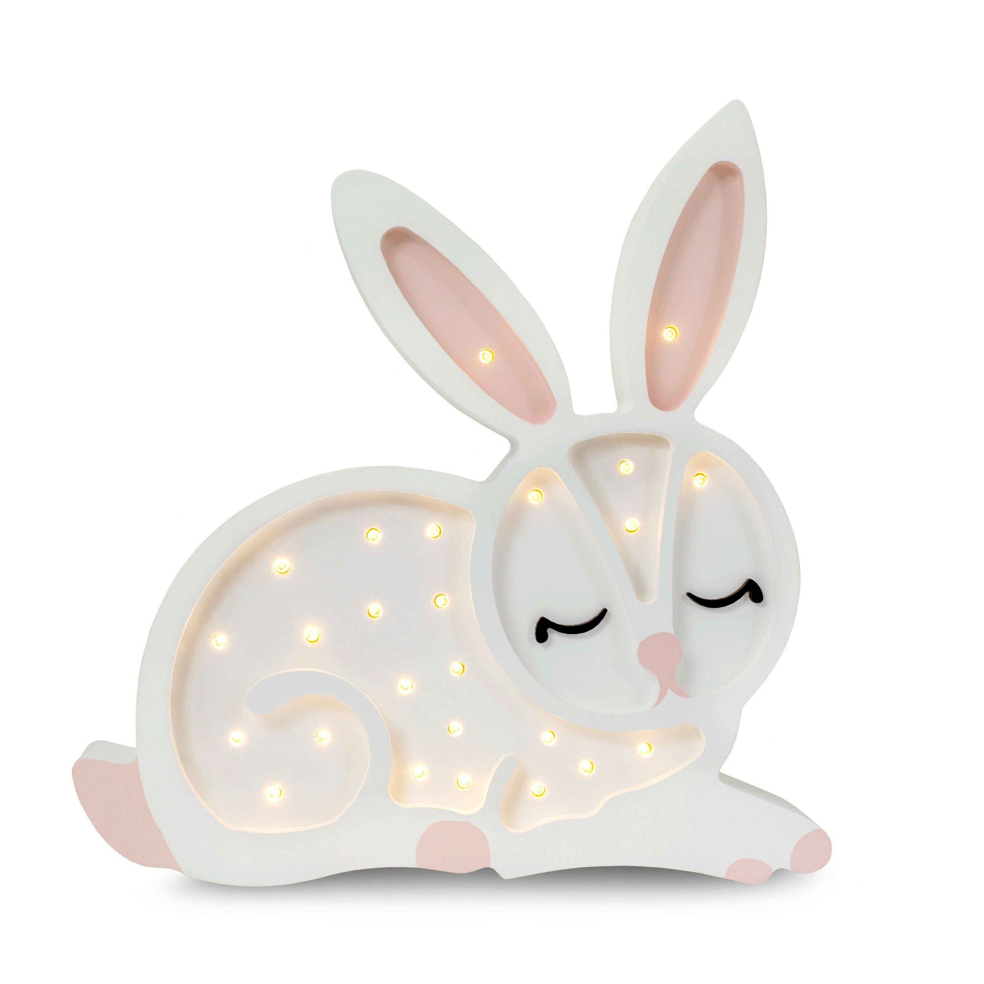 Little Lights Bunny Lamp lamp Little Lights US White  