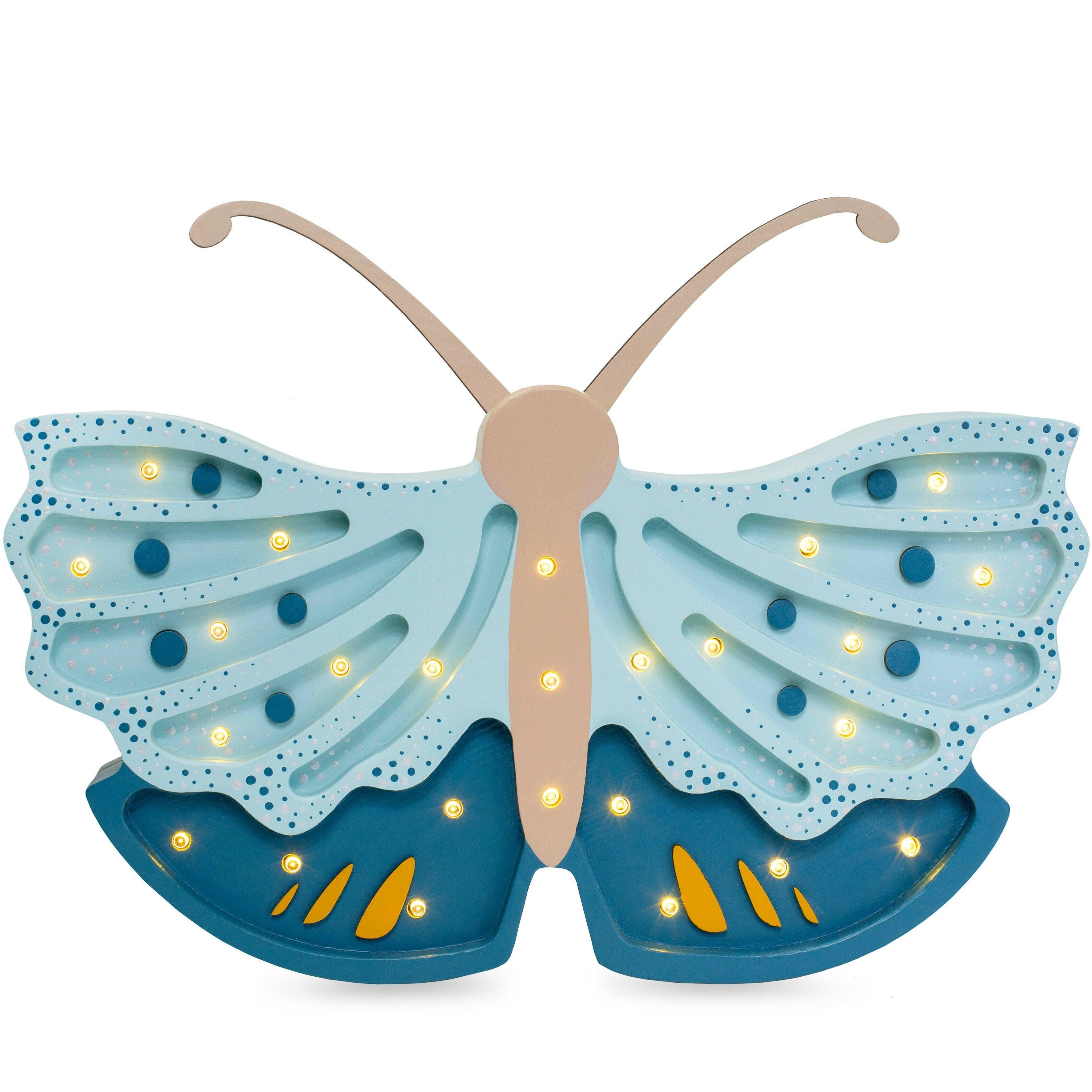 Little Lights Butterfly Lamp Baby & Toddler Little Lights US Daisy Blue  