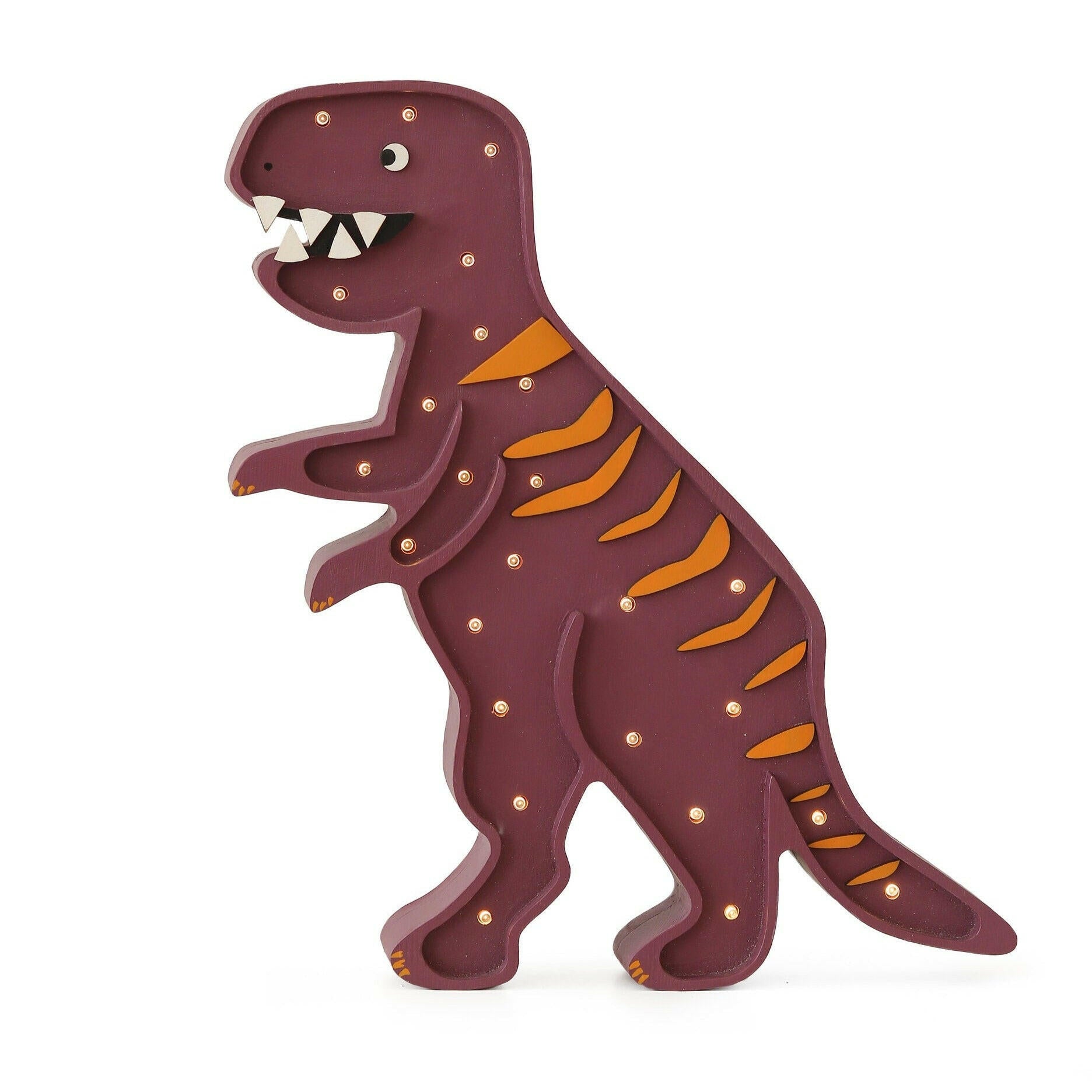 Little Lights T Rex Lamp  Little Lights US Maroon Jane  